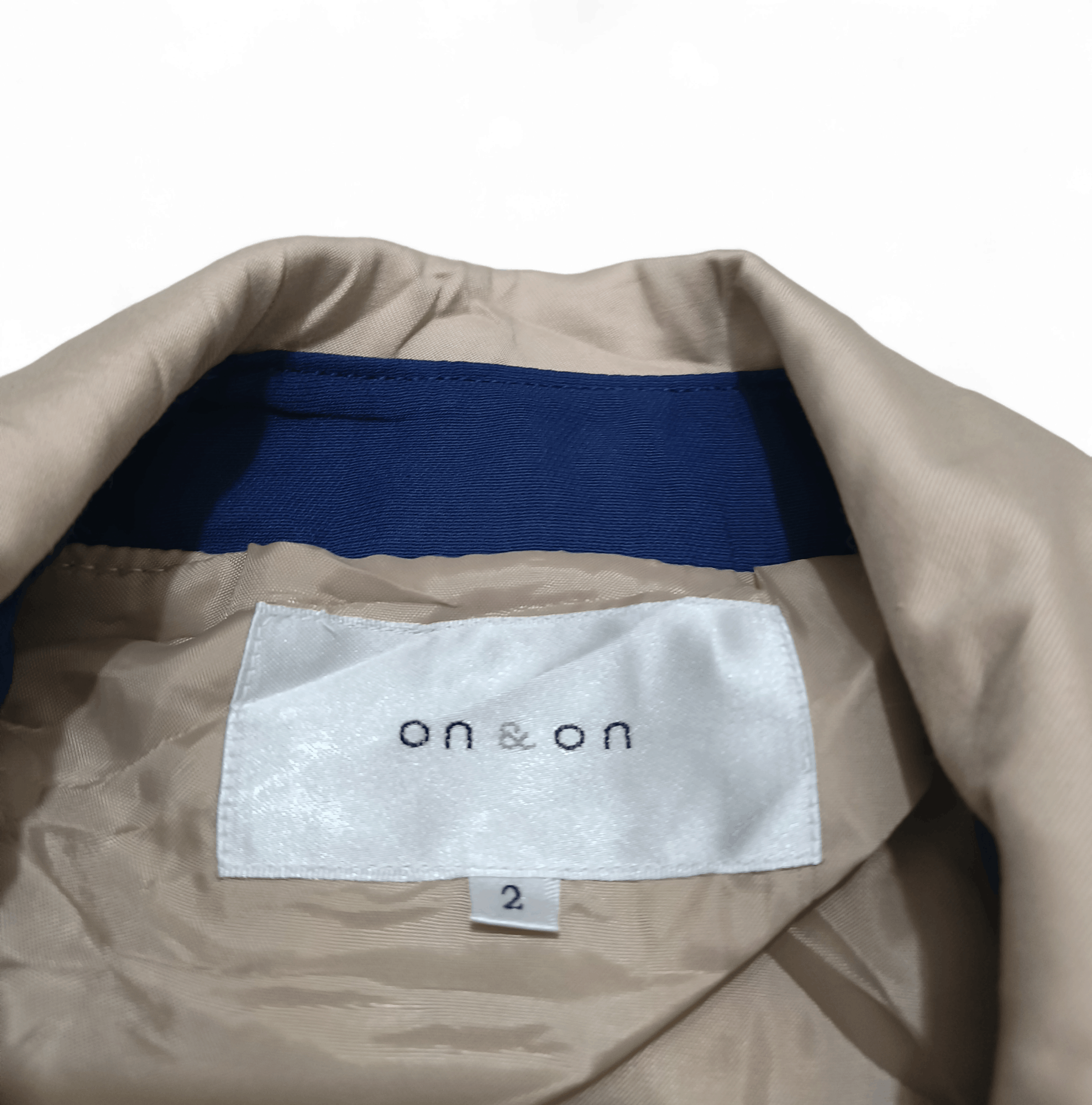 Other On & On Women Beige Korean Trench Coat Size XS / US 0-2 / IT 36-38 - 8 Thumbnail