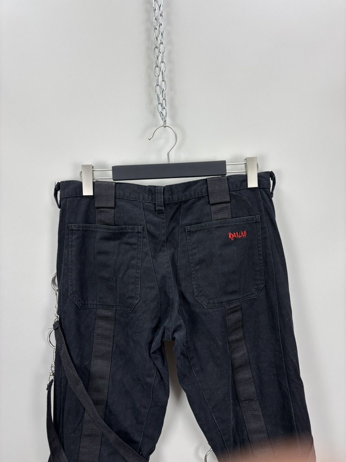 Other Mens gothic punk Y2k Jeans Aderlass Size 34/36 Color Black Size US 34 / EU 50 - 7 Thumbnail