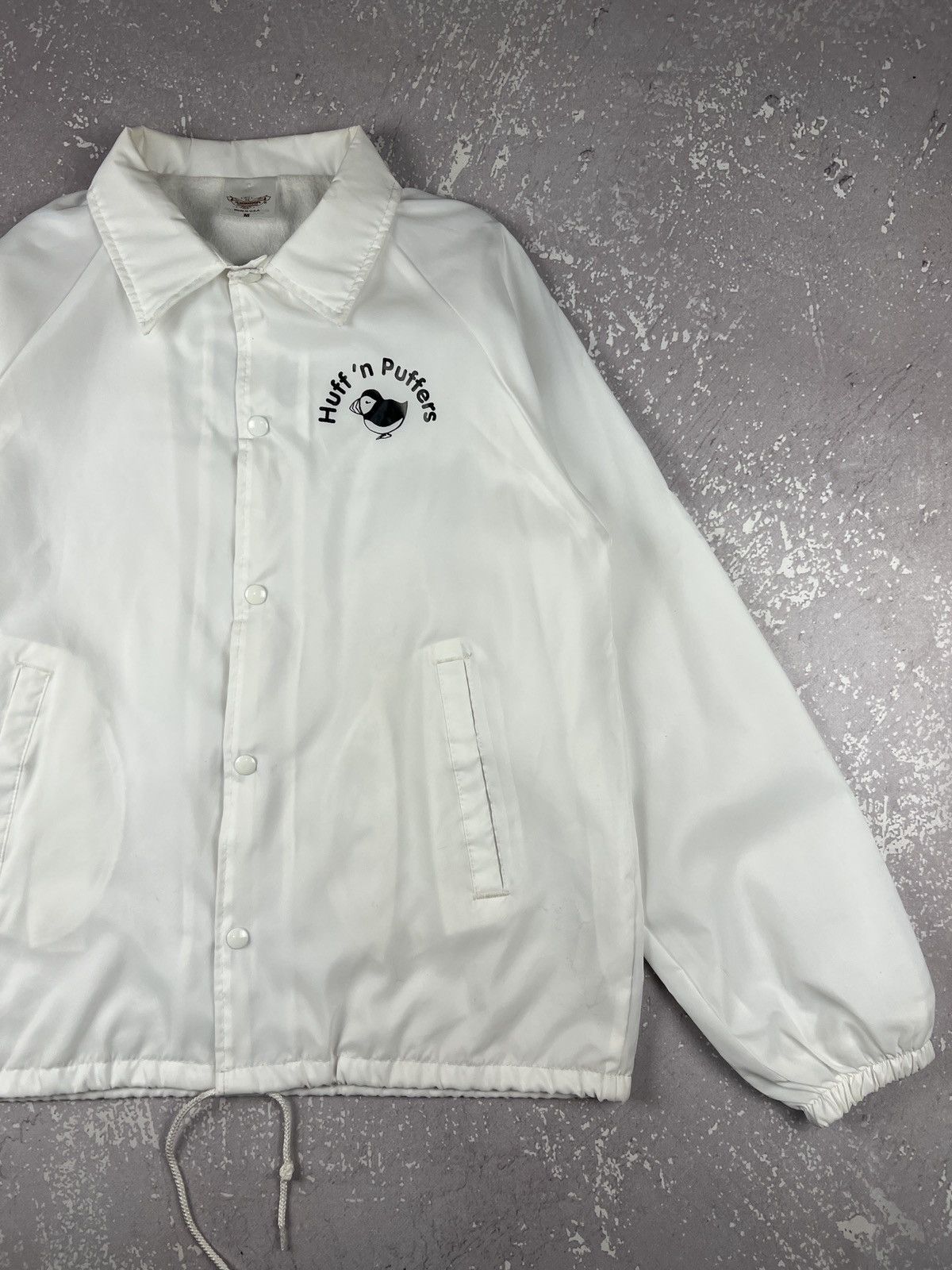 Auburn Sportswear 80s 90s Vintage Auburn Huff&Puffers Made in Usa Coach Jacket Size US M / EU 48-50 / 2 - 2 Thumbnail