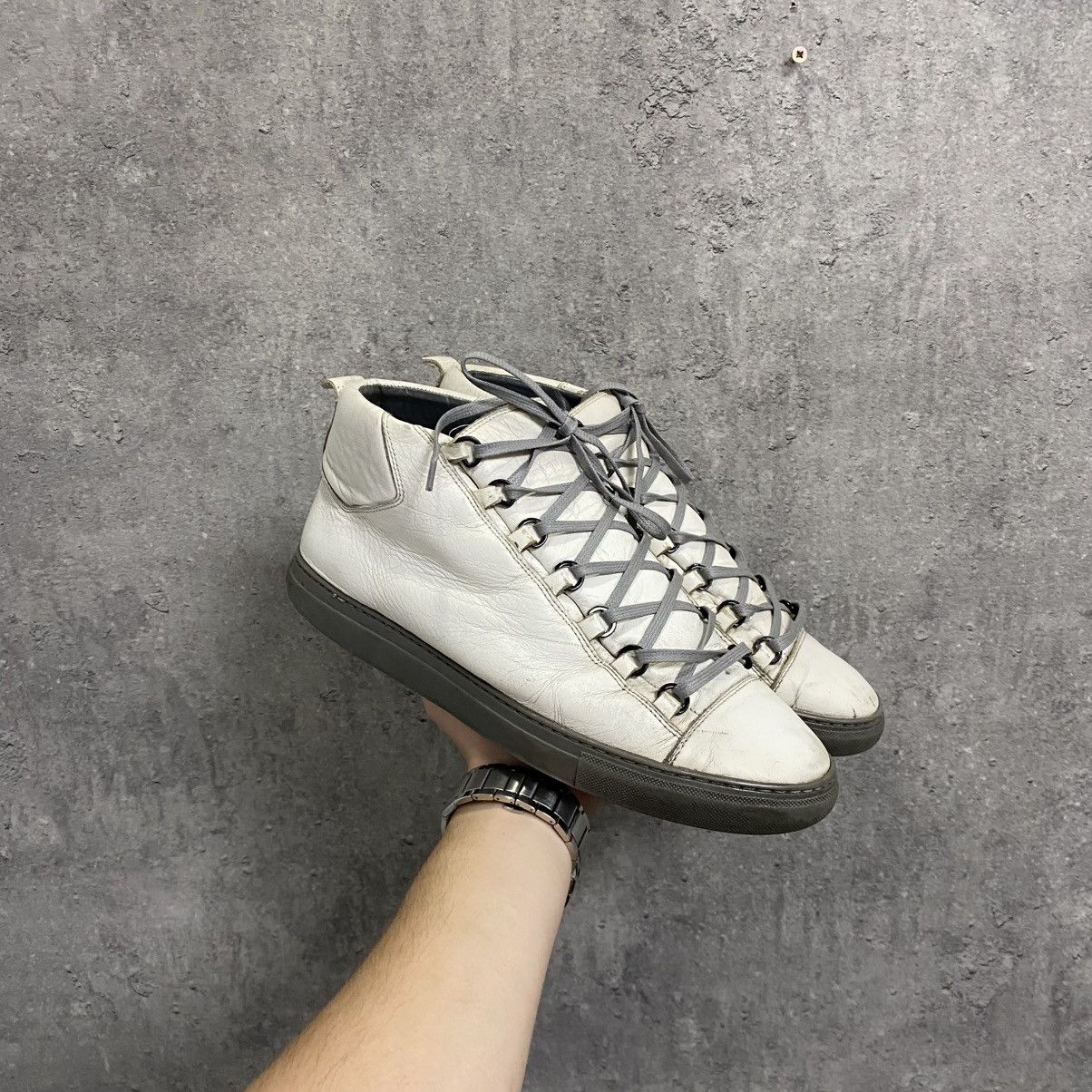 Balenciaga Balenciaga Arena High Top Sneakers White Size 43