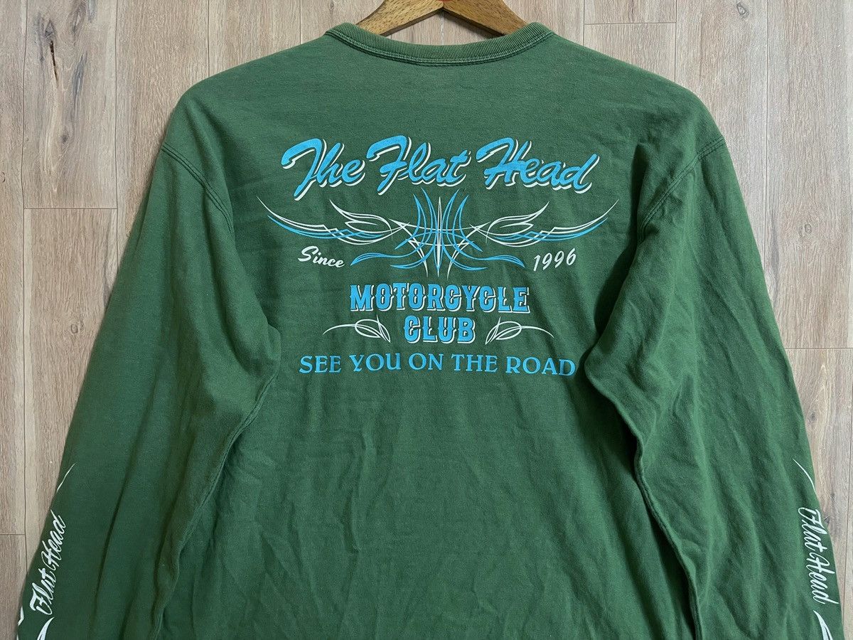 The Flat Head Vintage The Flat Head Long Sleeve T shirt Medium Size US M / EU 48-50 / 2 - 8 Thumbnail