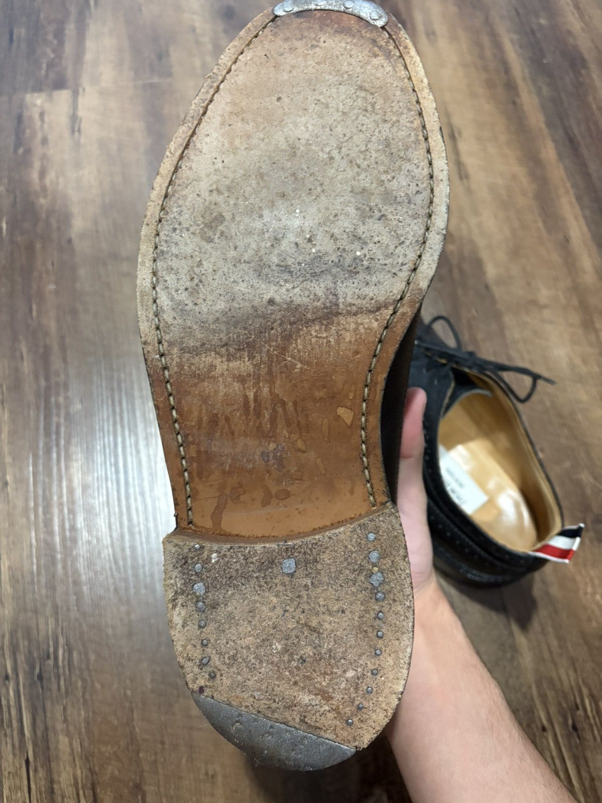Thom Browne Thom Browne Leather Sole Longwing Brogue Size US 9 / EU 42 - 4 Thumbnail