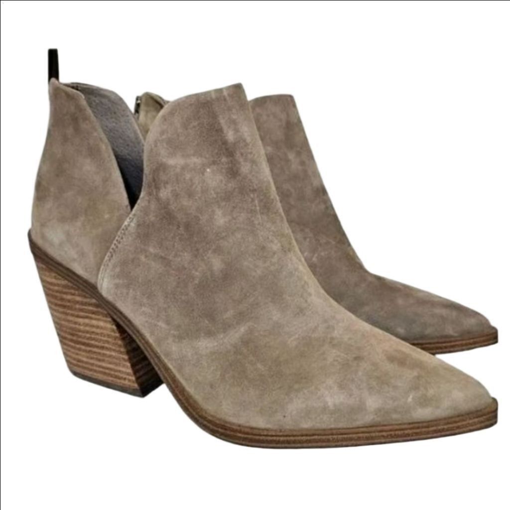 Vince Camuto Vince Cam uto Gigietta Suede Booties Size 6.5 NWOT Size US 6.5 / IT 36.5 - 1 Thumbnail