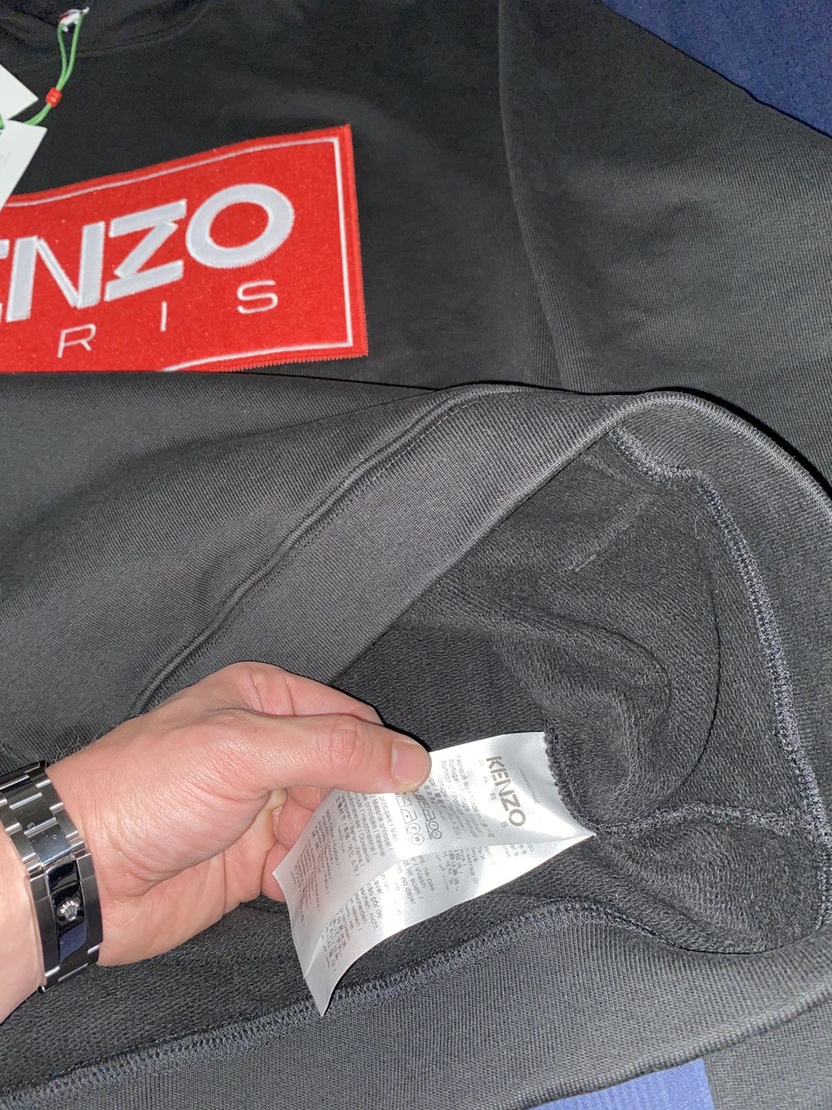 Kenzo Kenzo Logo-print Detail Hoodie Size US L / EU 52-54 / 3 - 5 Thumbnail
