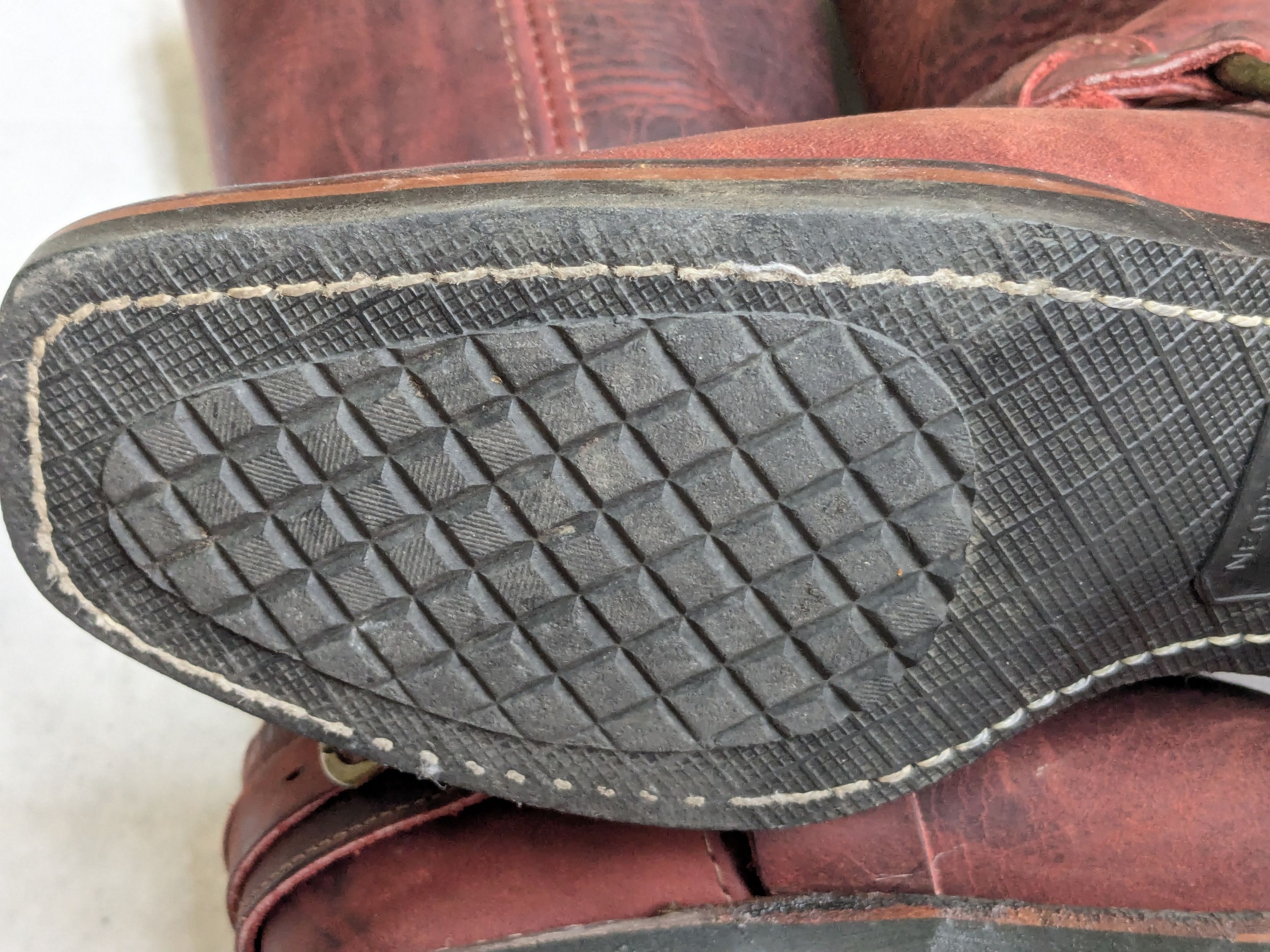 Frye Frye Harness Red Leather 7.5 Leather Buckle Punk Size US 7.5 / EU 40-41 - 17 Thumbnail