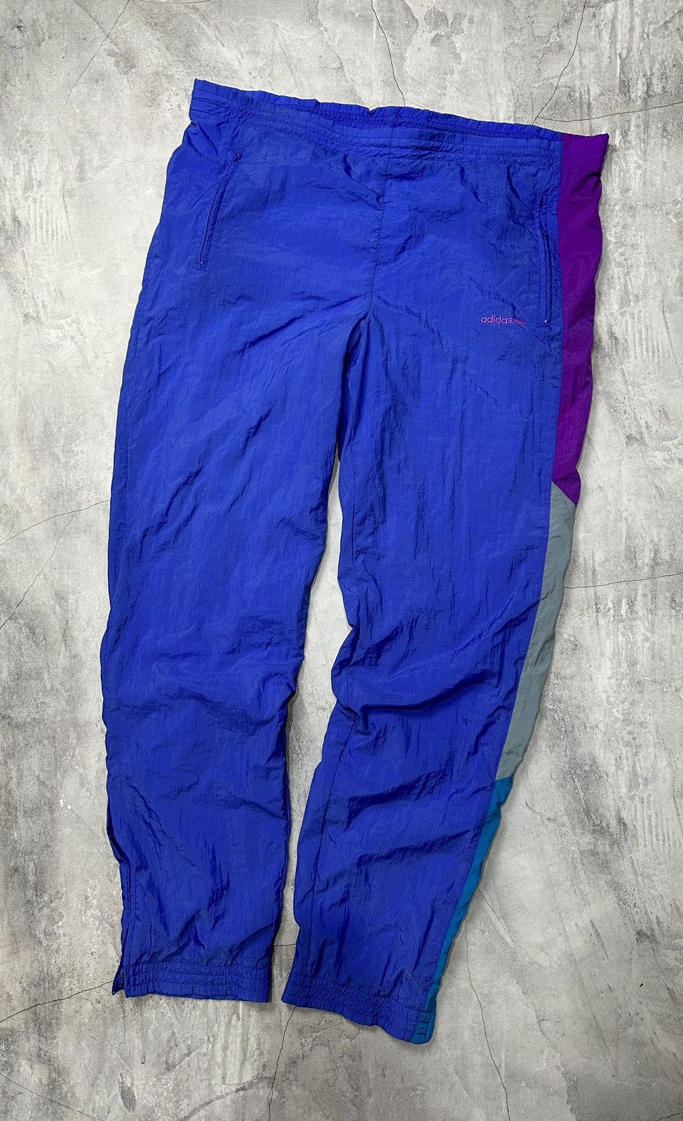 Adidas Vintage Adidas Tracksuit Track Jacket Track Pants Nylon Size US 38 / EU 54 - 3 Thumbnail