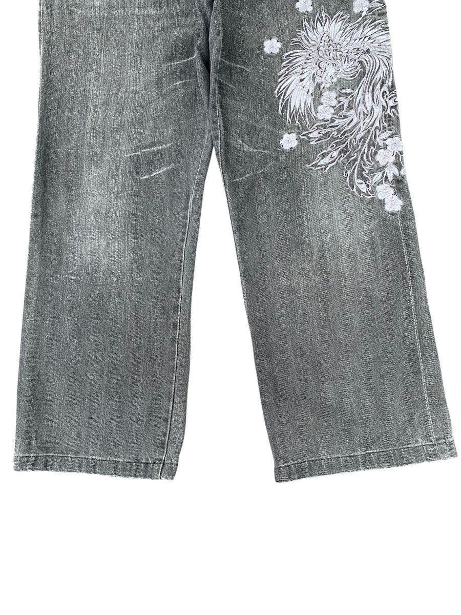 Kapital EMBROIDERED LIKE KARAKURI TAMASHI PHOENIX STREETWEAR DENIM Size US 37 - 8 Thumbnail