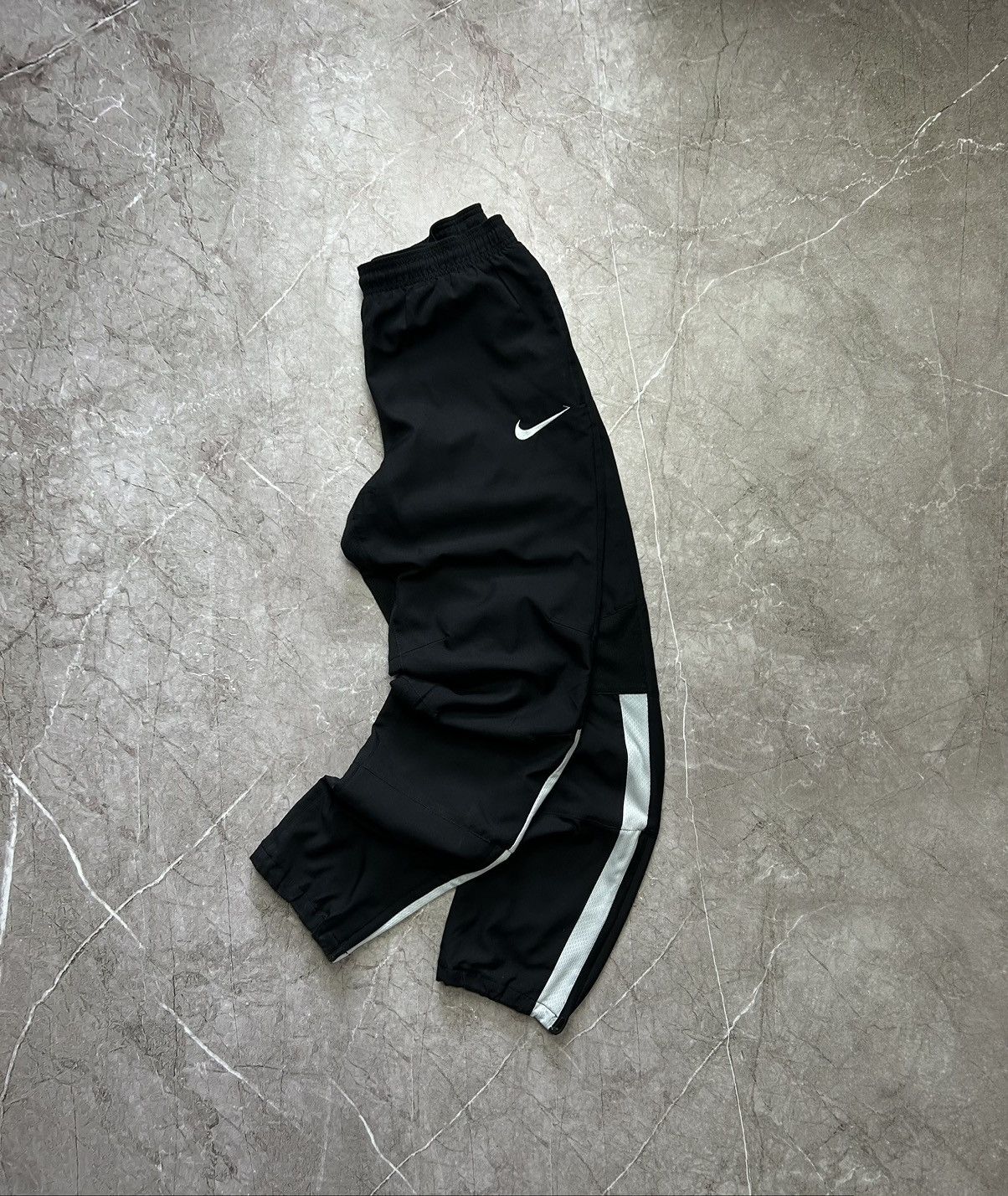 Nike × Vintage Vintage Nike PSG Y2K Drill Nylon Track Pants Size US 32 / EU 48 - 3 Thumbnail
