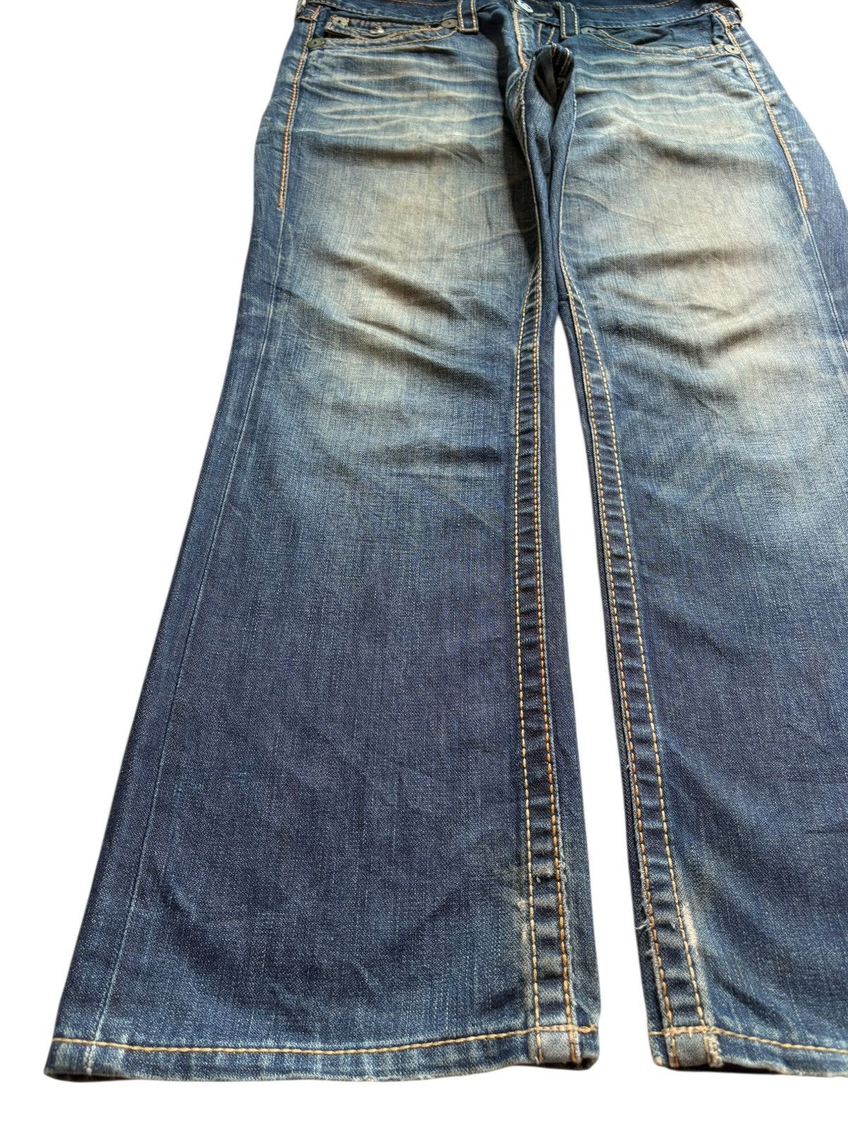 True Religion Vintage True Religion Ricky Big T Mud Wash Baggy Jeans Size US 34 / EU 50 - 7 Thumbnail