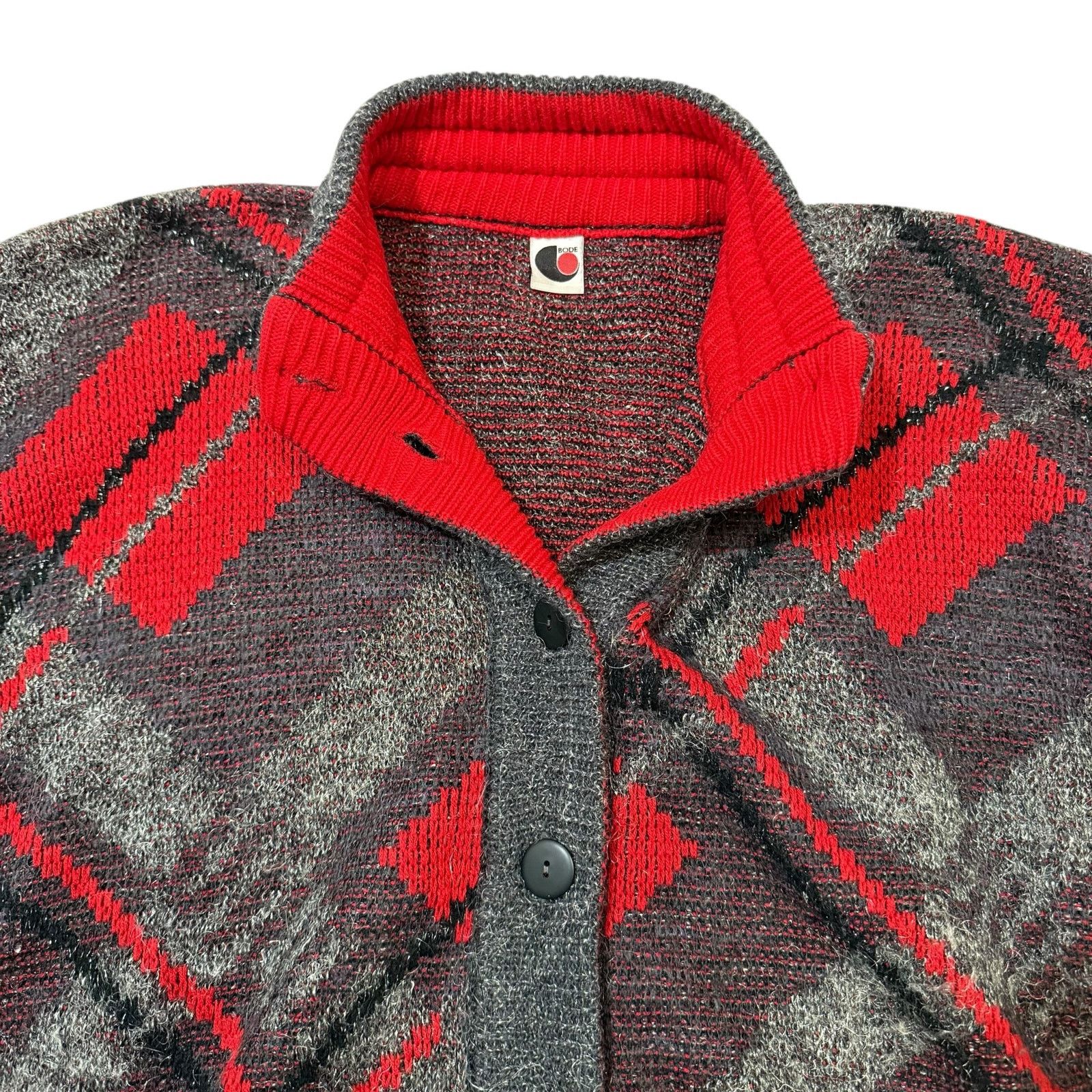 Bode Bode Cardigan Sweater West Germany Geometric Knit Multicolor Size US XXL / EU 58 / 5 - 3 Thumbnail