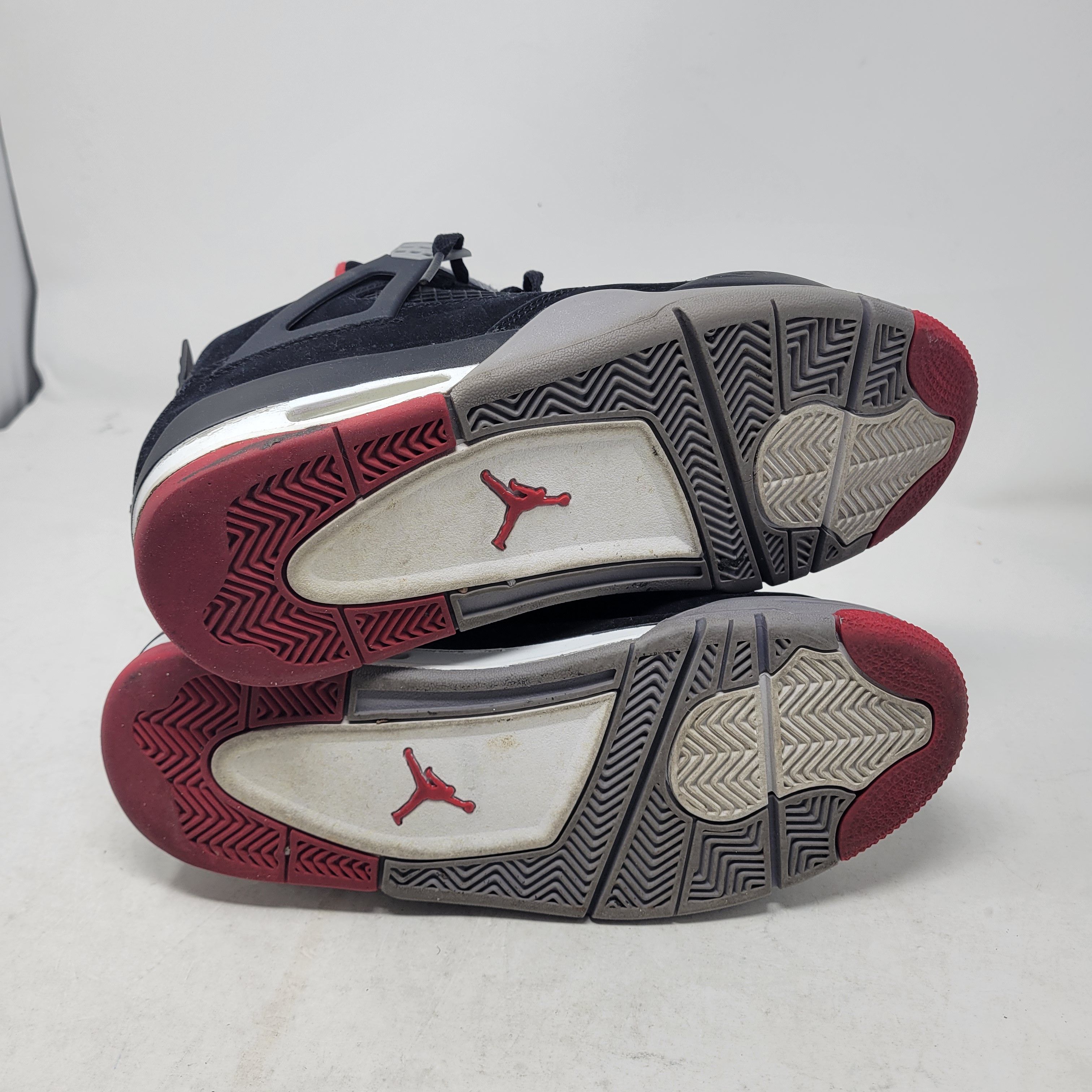 Jordan Brand × Nike Air Jordan 4 Retro IV Black Red BRED 308497-089 US sz 8 Size US 8 / EU 41 - 7 Thumbnail