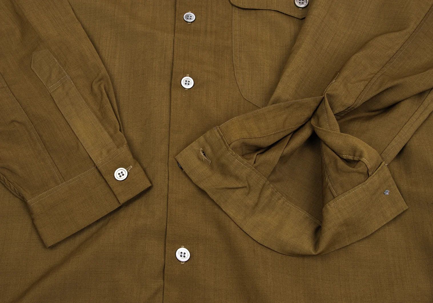 Yohji Yamamoto Yohji Yamamoto Wool Gradient Long Sleeve Shirt Size US M / EU 48-50 / 2 - 9 Thumbnail