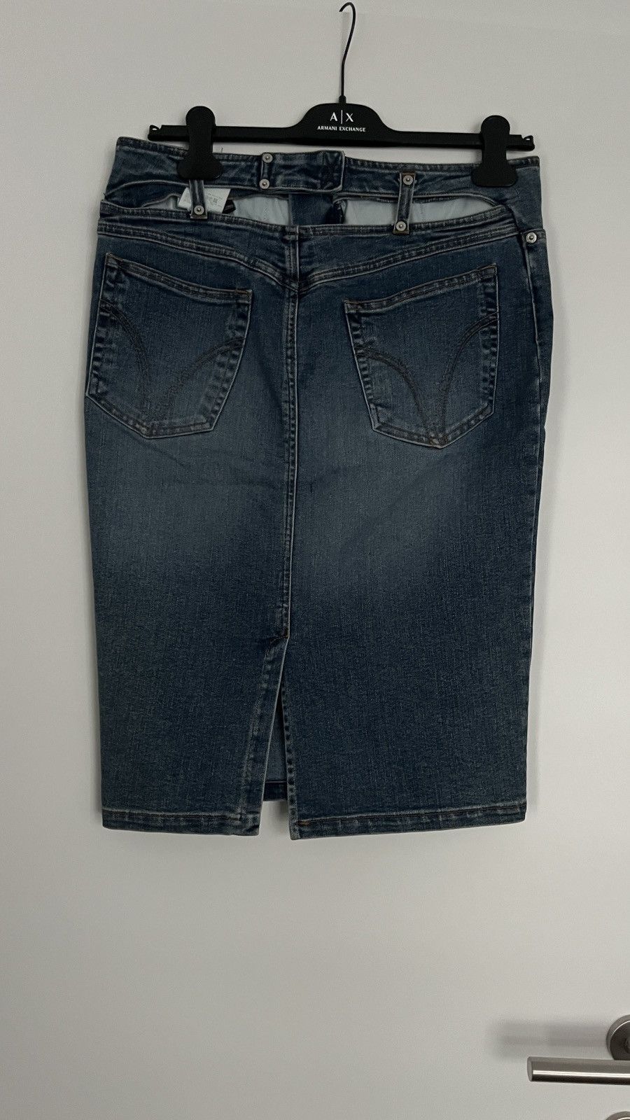 Dolce & Gabbana D&G Denim Skirt with Cut Out Size 30" / US 8 / IT 44 - 4 Thumbnail