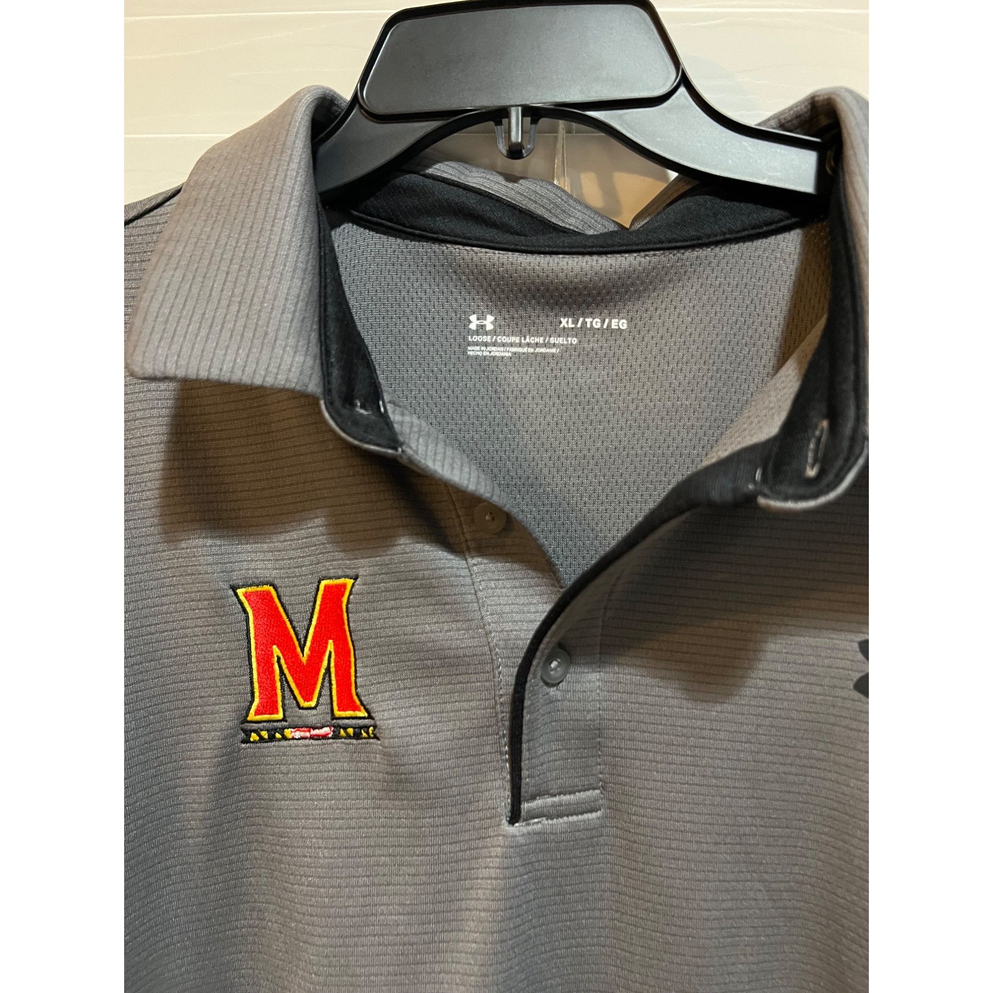 Under Armour Under Armour Maryland Terrapins Polo Shirt - Size L Size US L / EU 52-54 / 3 - 2 Thumbnail