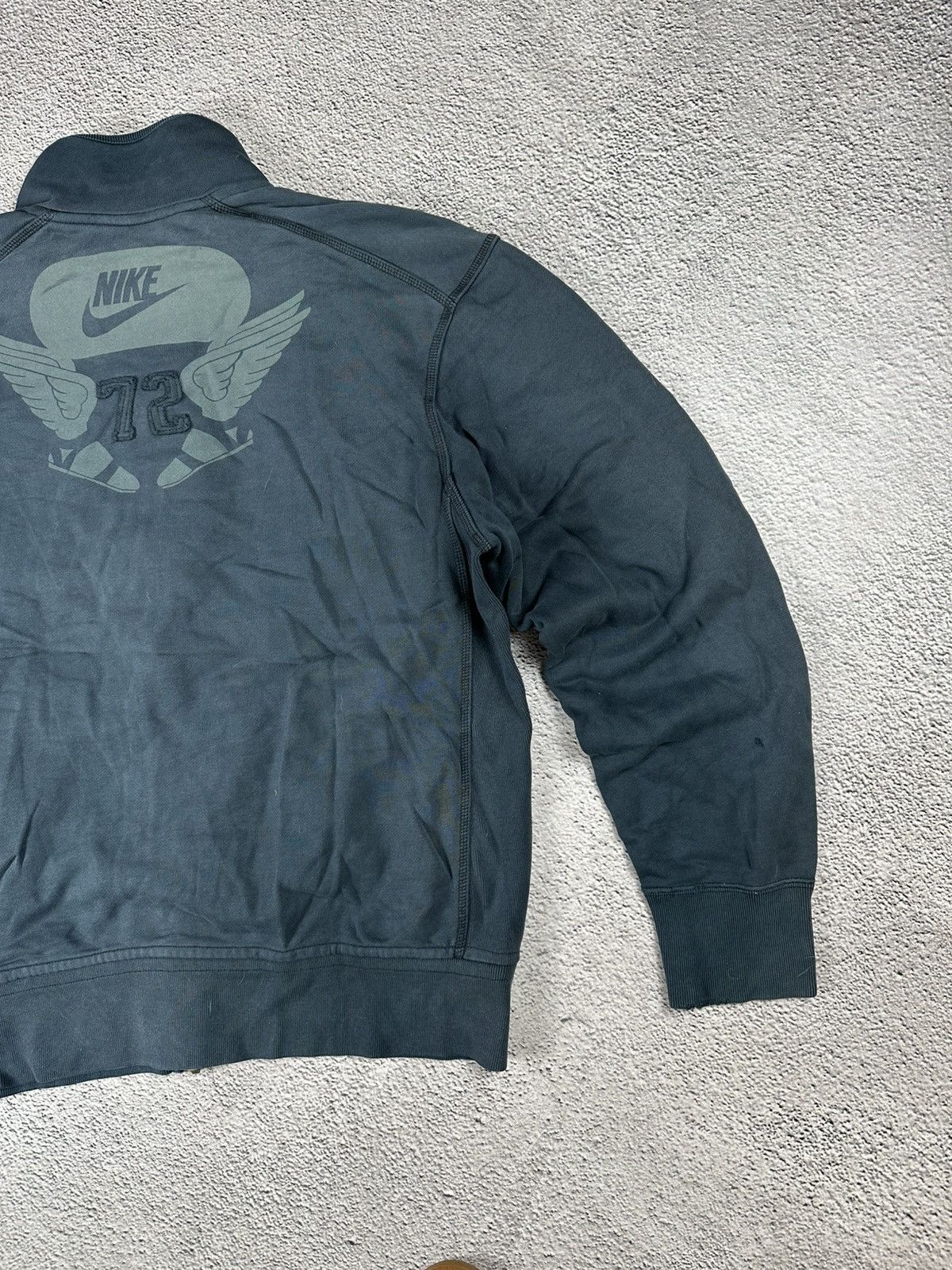 Nike Vintage Nike Jordan 72 Full Zip Hoodie Faded Distressed Size US XL / EU 56 / 4 - 9 Thumbnail