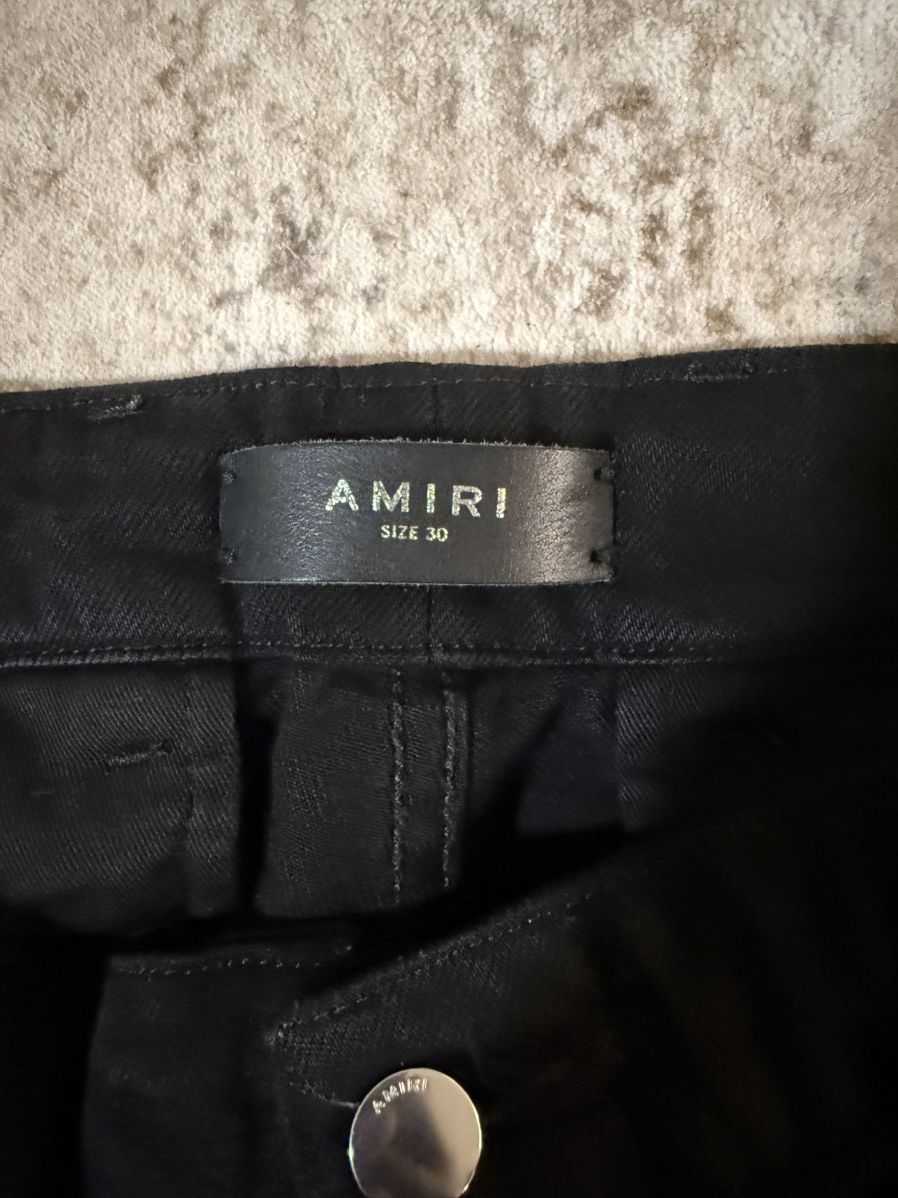 Amiri Amiri Black Denim Cargos Size US 30 / EU 46 - 4 Thumbnail