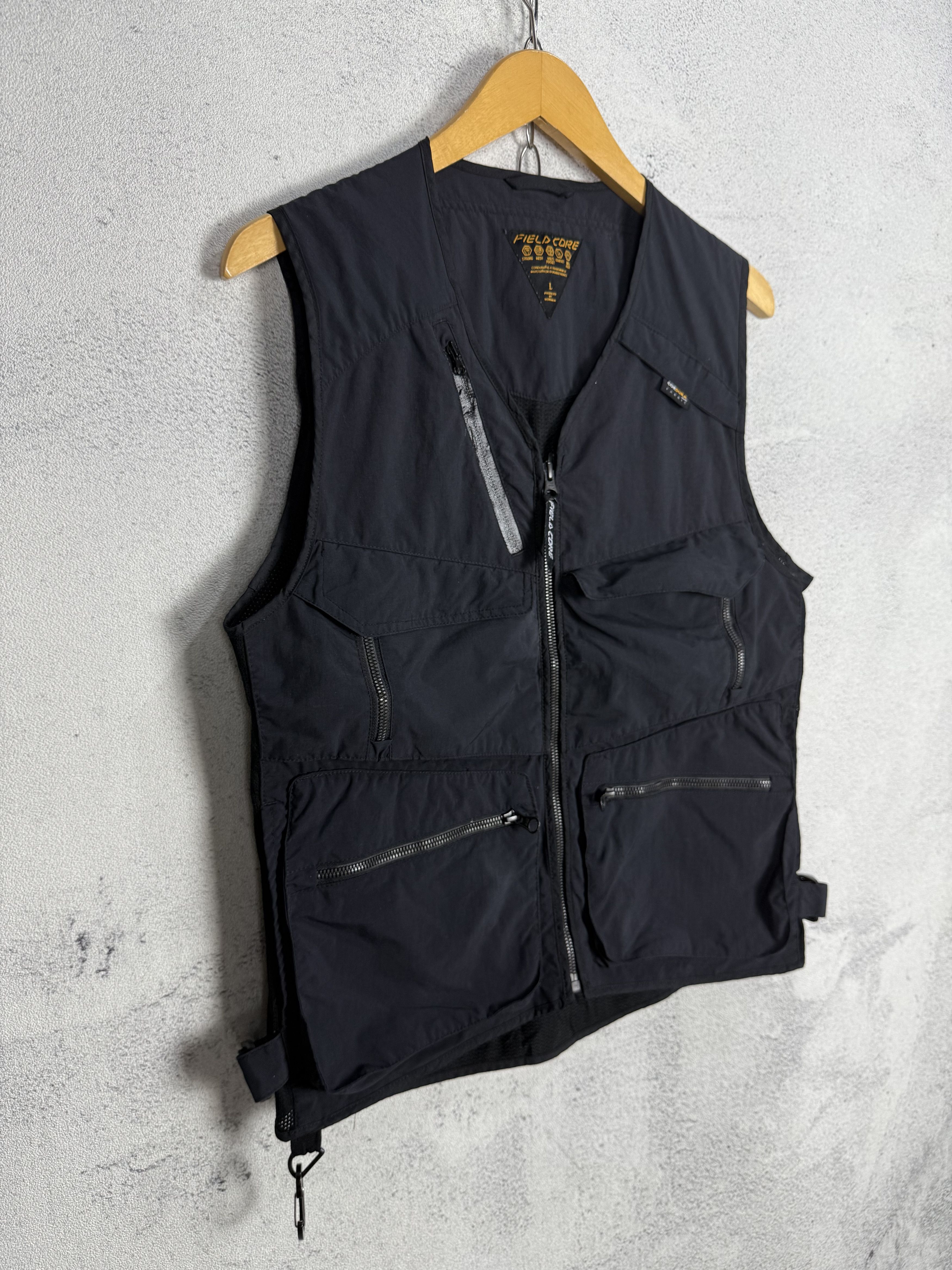 Japanese Brand Fieldcore Multi Pocket Tactical Cordura Vest Biker Size US M / EU 48-50 / 2 - 4 Thumbnail