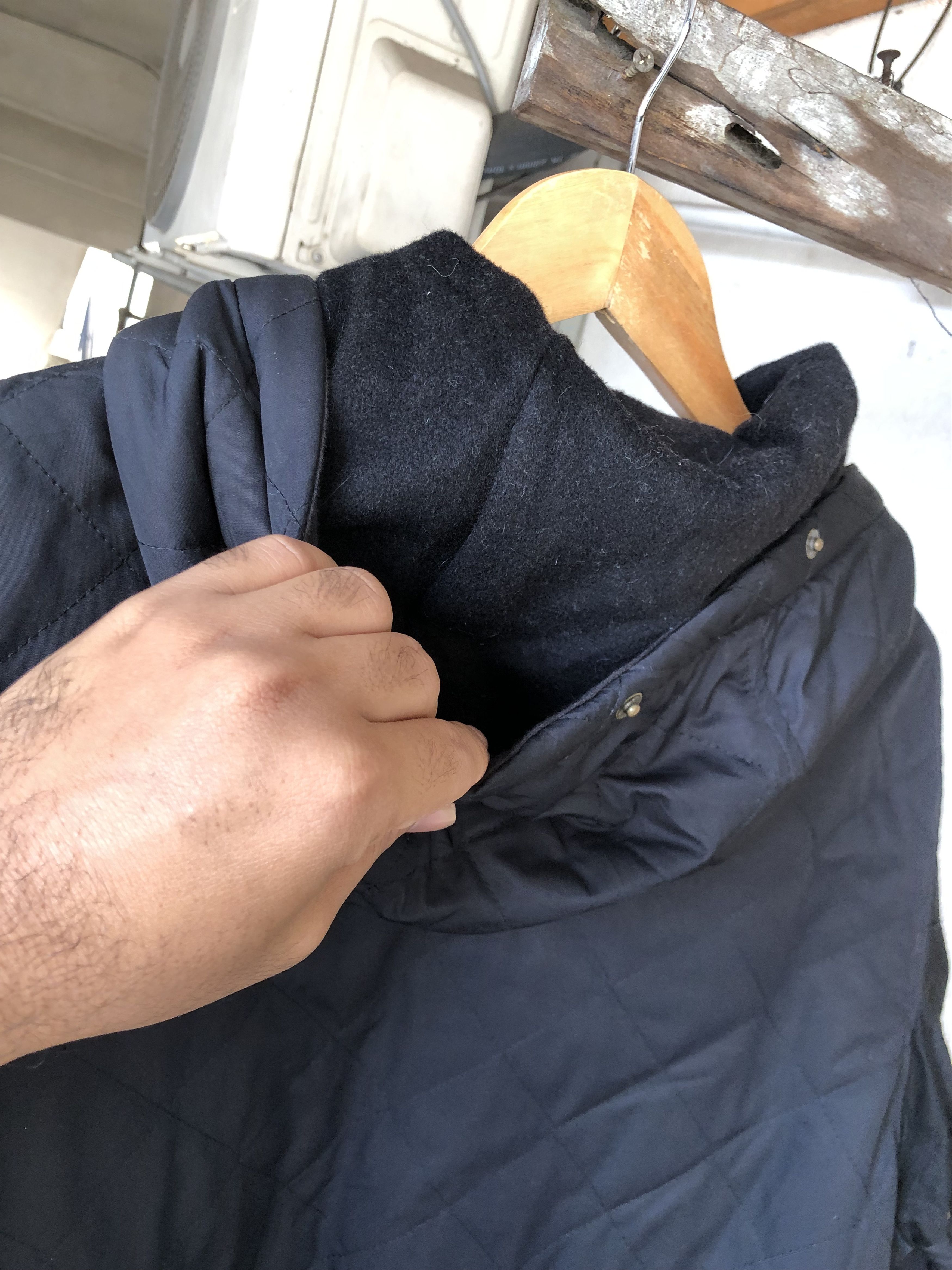Polo Ralph Lauren Vtg Polo Ralph Lauren Inner Wool Quilted Jacket Hoodie Size US M / EU 48-50 / 2 - 19 Thumbnail