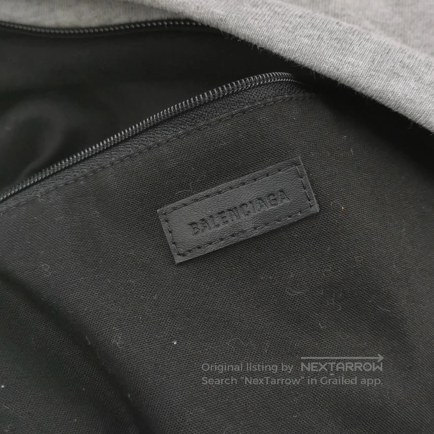 Balenciaga Balenciaga Explorer Gray Logo Leather Backpack. Size ONE SIZE - 6 Thumbnail