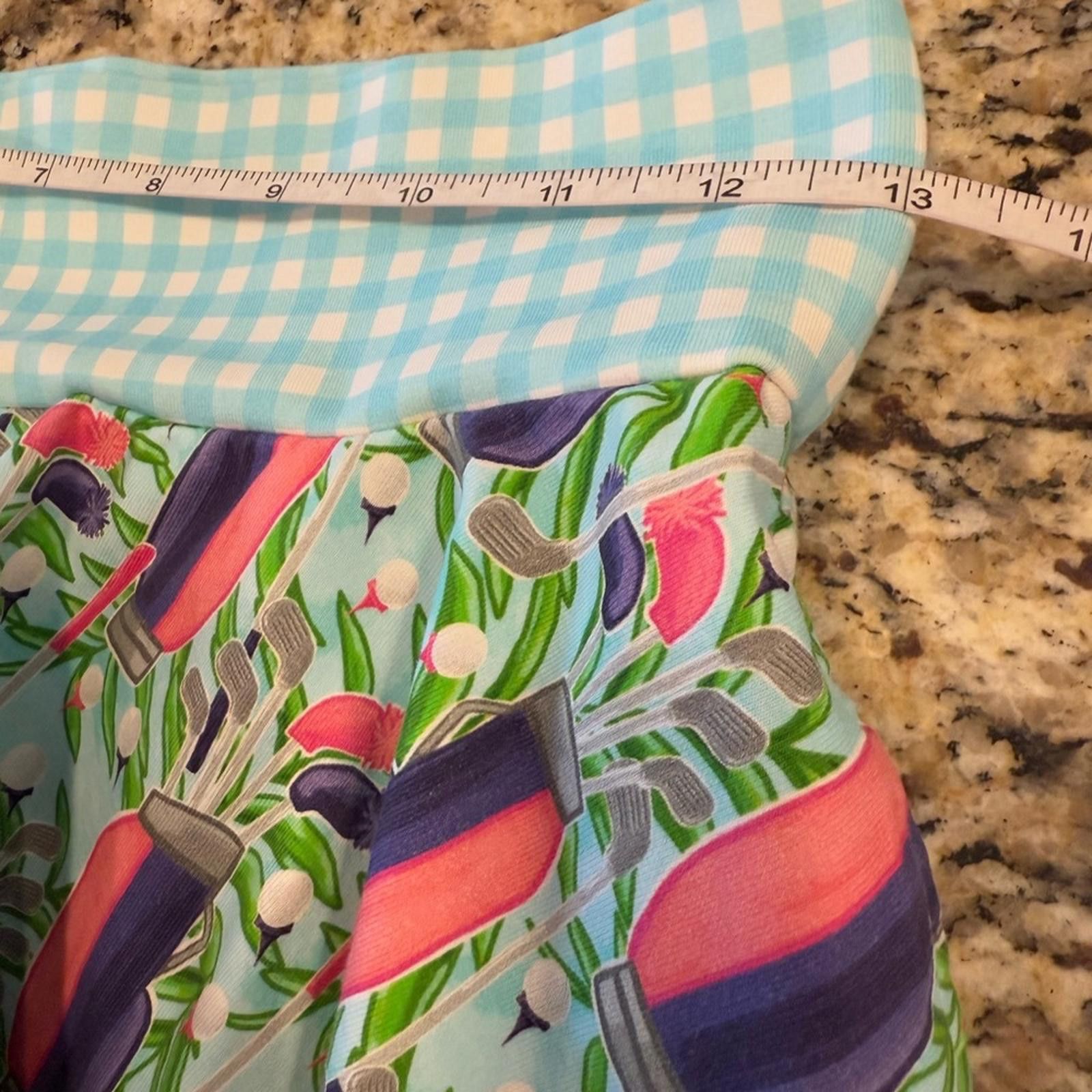 Other Sweet Petunia Clothing golf club print mini skirt SZ SM Size 28" / US 6 / IT 42 - 7 Thumbnail