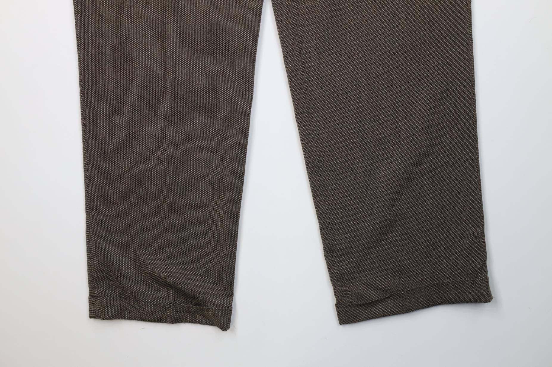 Vintage Vintage 90s Streetwear Gabardine Knit Wide Leg Chino Pants Size US 34 / EU 50 - 16 Thumbnail