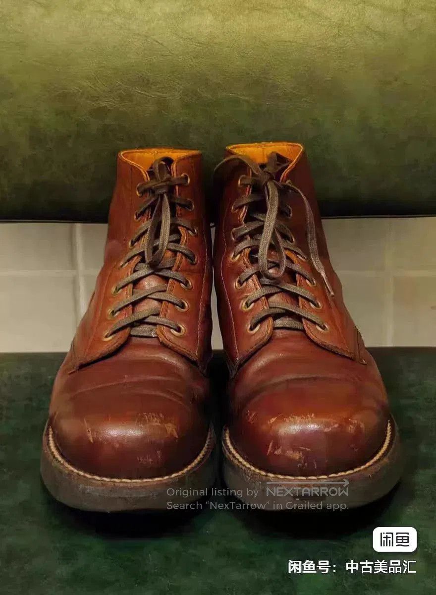 Warehouse & Co. Vintage Leather Work Boots. Size US 8.5 / EU 41-42 - 3 Thumbnail