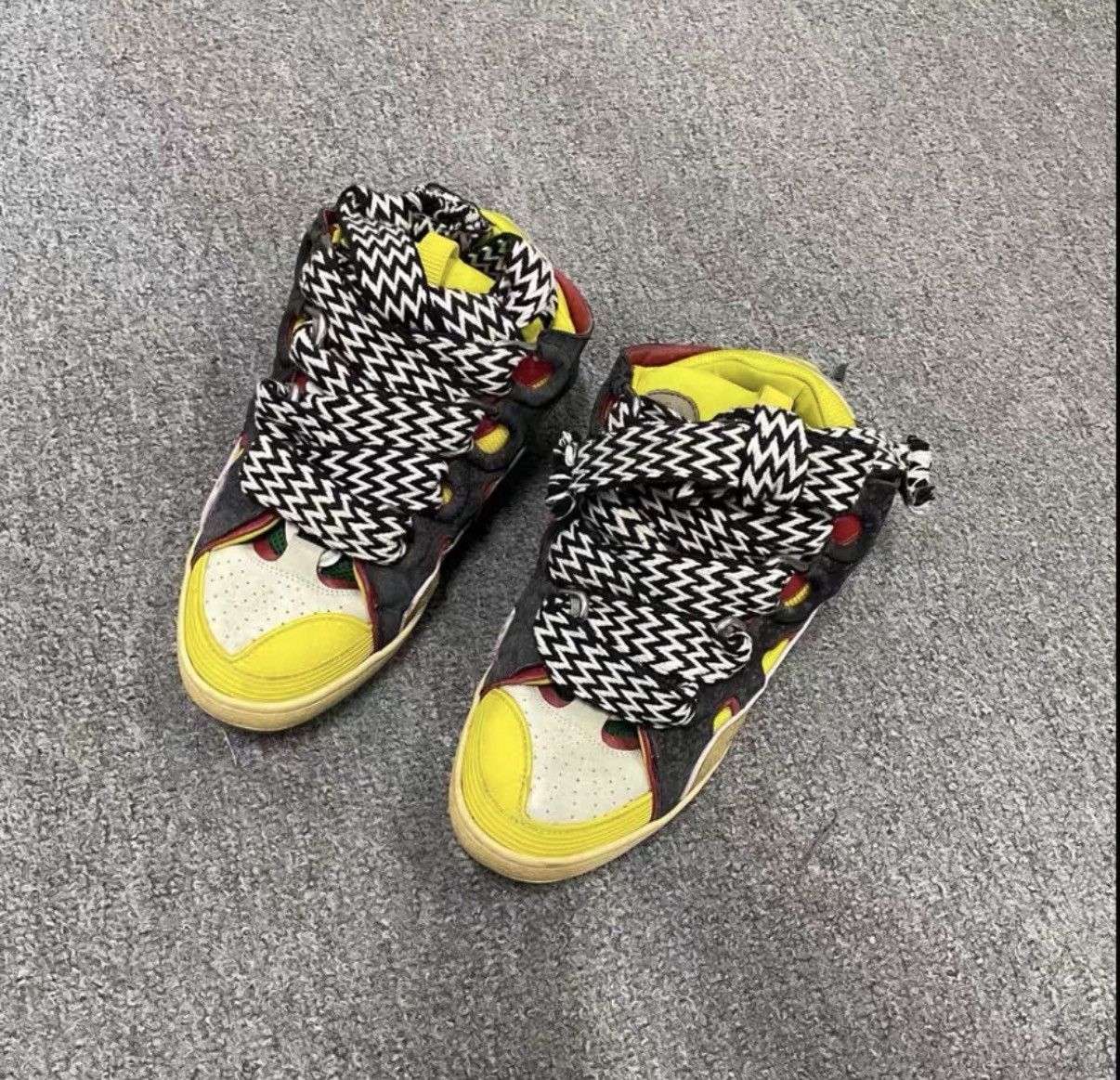 Lanvin LANVIN Yellow Curb Sneakers J40 Size US 9.5 / EU 42-43 - 2 Thumbnail