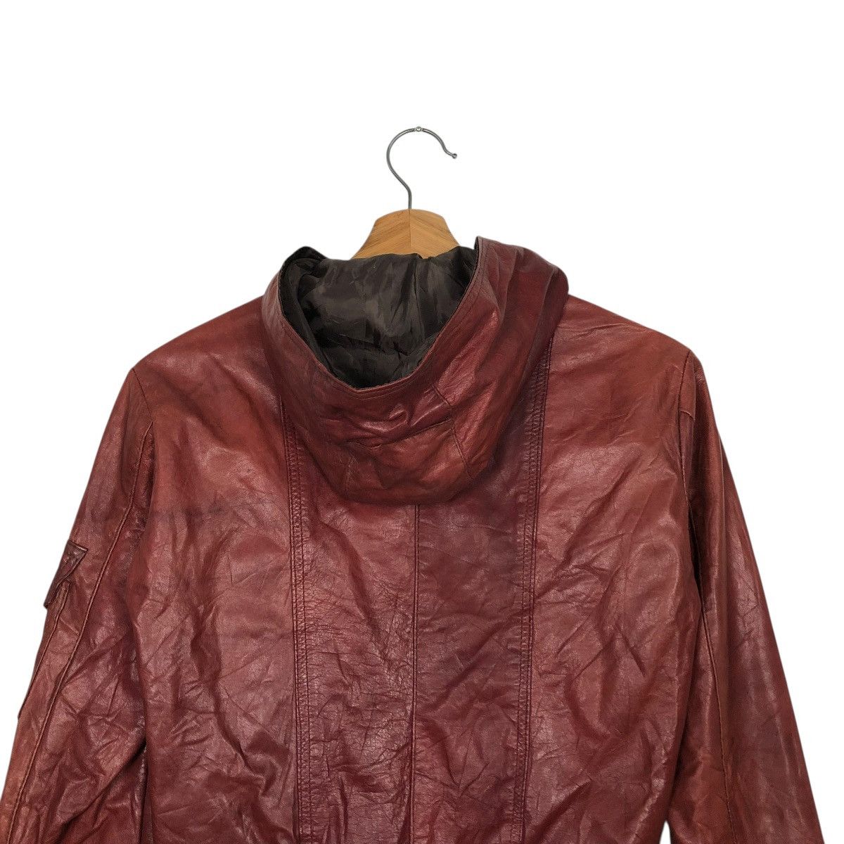 Pelle Pelle 🔥CROPPED BIKER LEATHER JACKET PELLE STUDIO Size US S / EU 44-46 / 1 - 11 Thumbnail