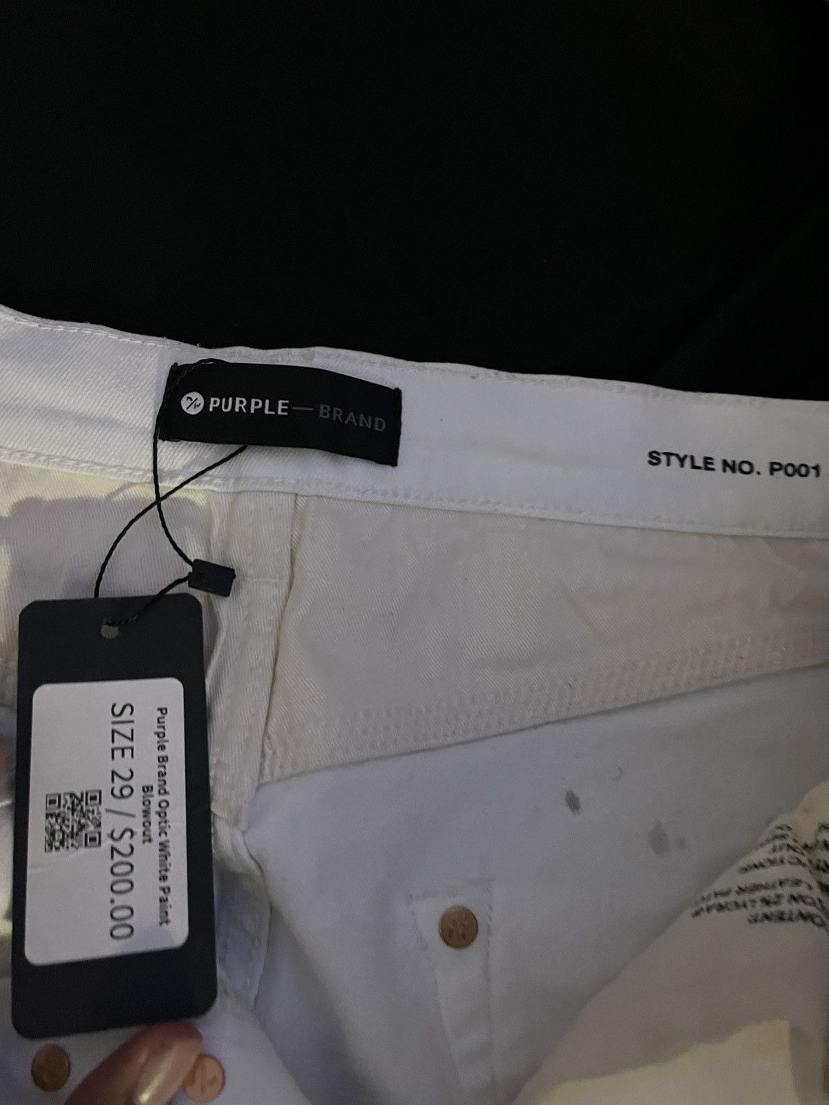 Purple Brand White purple jeans Size US 29 - 2 Thumbnail