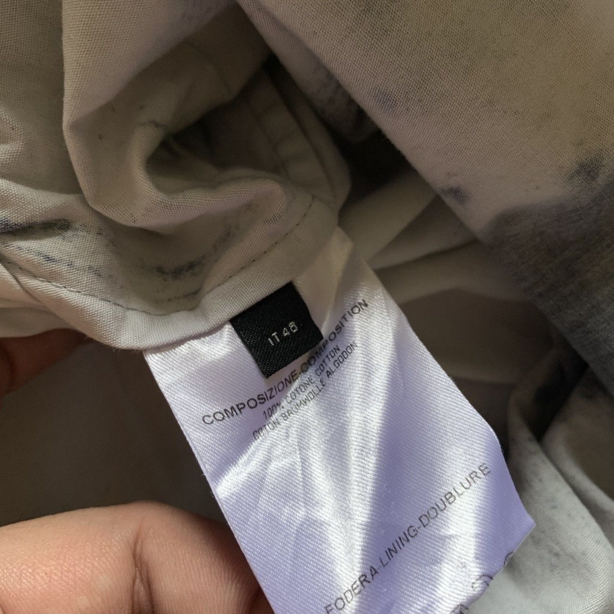 Alexander McQueen Alexander Mqueen Abstrach Pattern Shirt Button Up Pin Size US M / EU 48-50 / 2 - 12 Thumbnail
