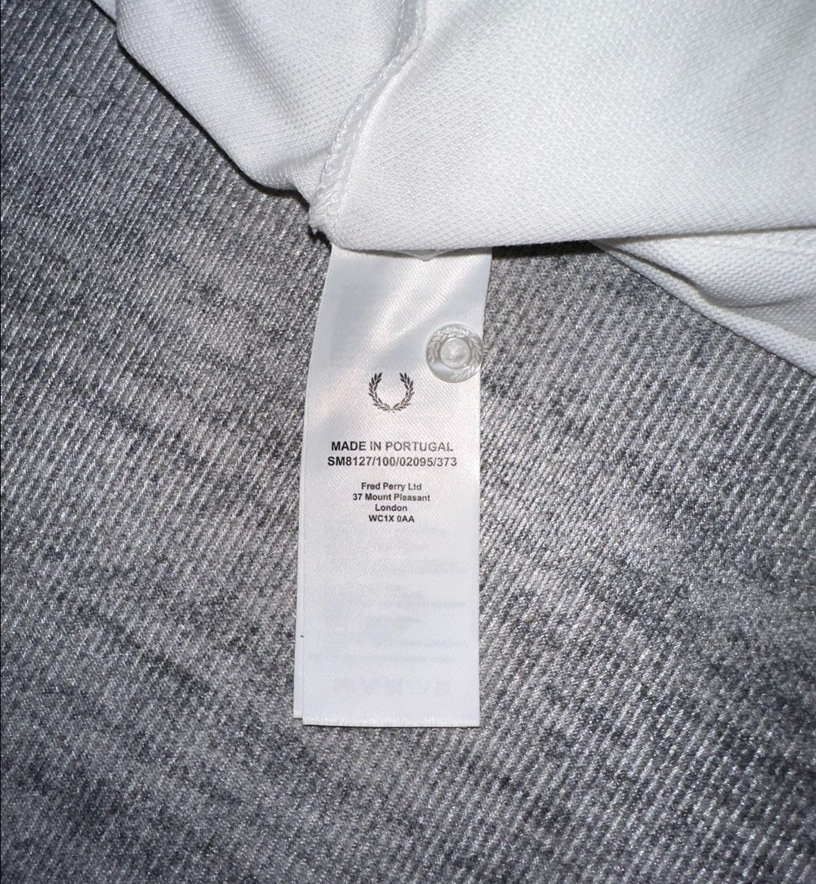 Raf Simons X Fred Perry Co-Branded Printed Appliqué Polo Short Sleeve- Size US L / EU 52-54 / 3 - 6 Thumbnail