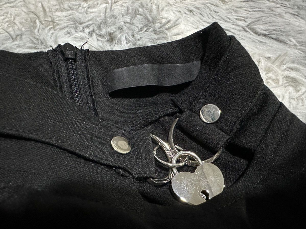 Japanese Brand 🔥Y2K Punk Rave Metal Heart Buckle High Neck Dress Goth Punk Size S / US 4 / IT 40 - 8 Thumbnail