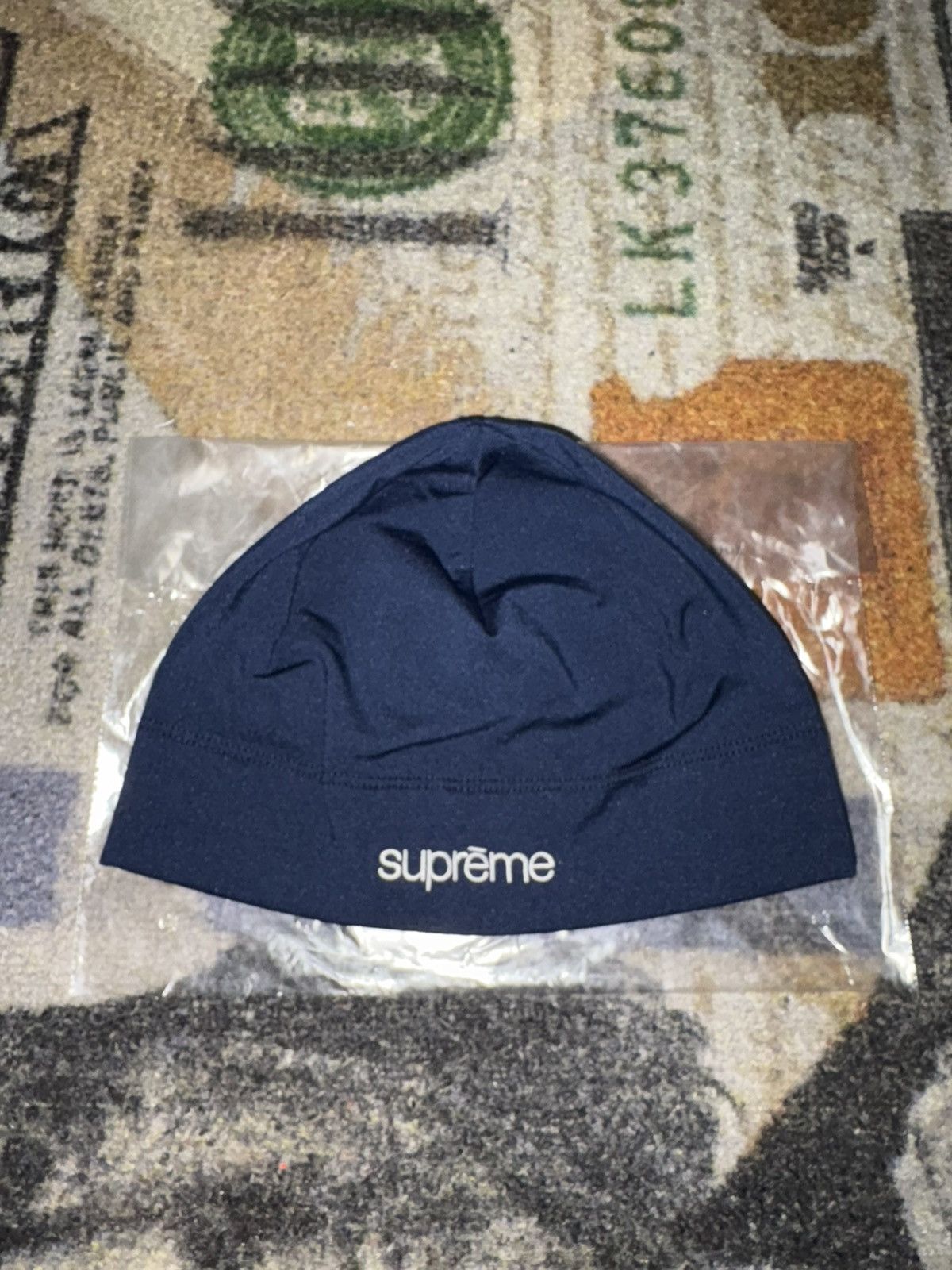 Supreme Supreme Base Layer Beanie Navy Size ONE SIZE - 1 Thumbnail