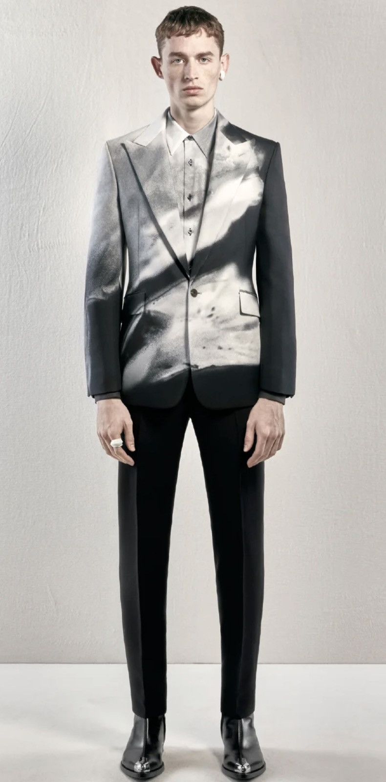 Alexander McQueen Luminous flower, single breast blazer size46 Size 46R - 1 Thumbnail