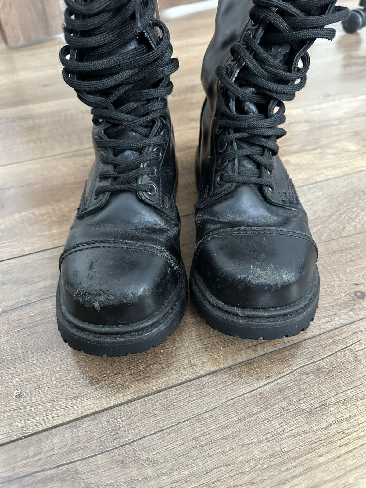 Undercover Undercover Vintage High Top Leather Boots Size US 5 / EU 37 - 12 Thumbnail