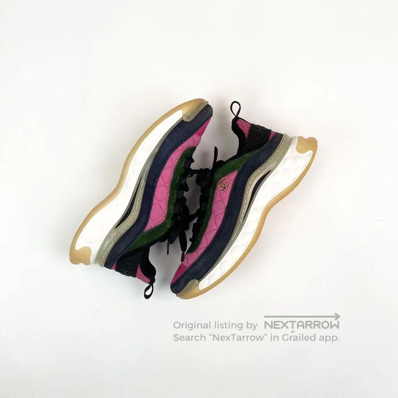 Chanel Chanel Double C Gold Label Pink athleisure shoes| Size US 8 / IT 38 - 4 Thumbnail