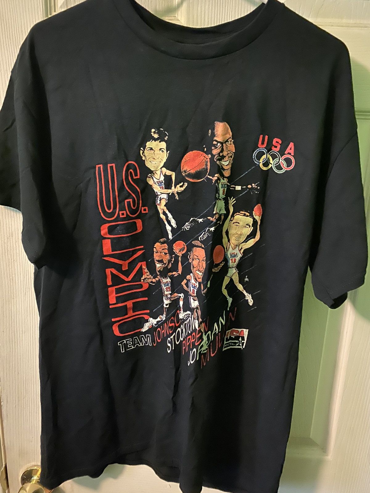 Vintage Vintage dream team Olympic t shirt Size US L / EU 52-54 / 3 - 2 Thumbnail