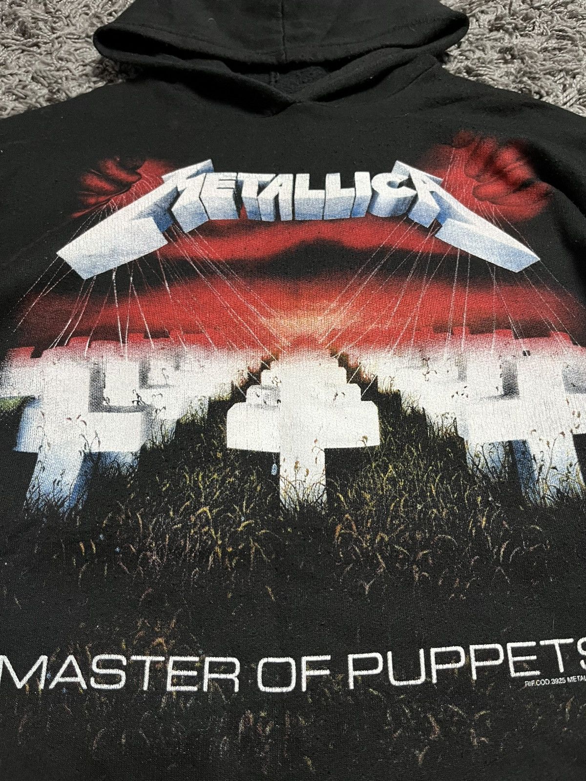 Metallica 2002 Metallica Master of Puppets Hoodie - Boxy Fit - Size US XL / EU 56 / 4 - 4 Thumbnail