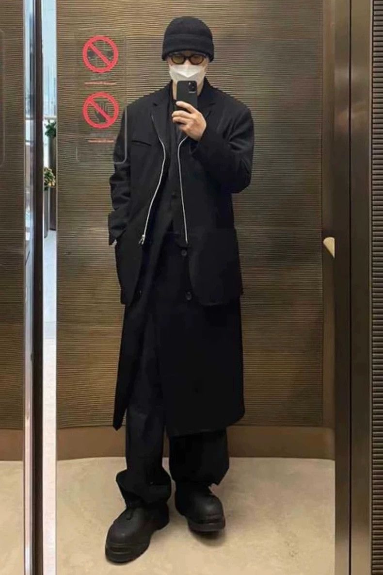Yohji Yamamoto Yohji Yamamoto size 2 02 aw Leather Button Zipper Suit 2501 Size 38R - 6 Thumbnail