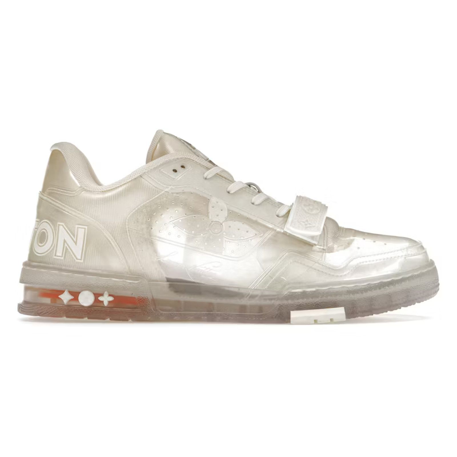 Louis Vuitton Louis Vuitton Transparent Clear PVC Strap Low Top Trainer Size US 9 / EU 42 - 3 Thumbnail