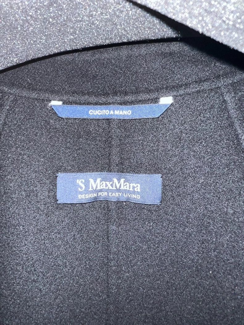 Max Mara Max Mara Esturia Black Coat Size M / US 6-8 / IT 42-44 - 5 Thumbnail