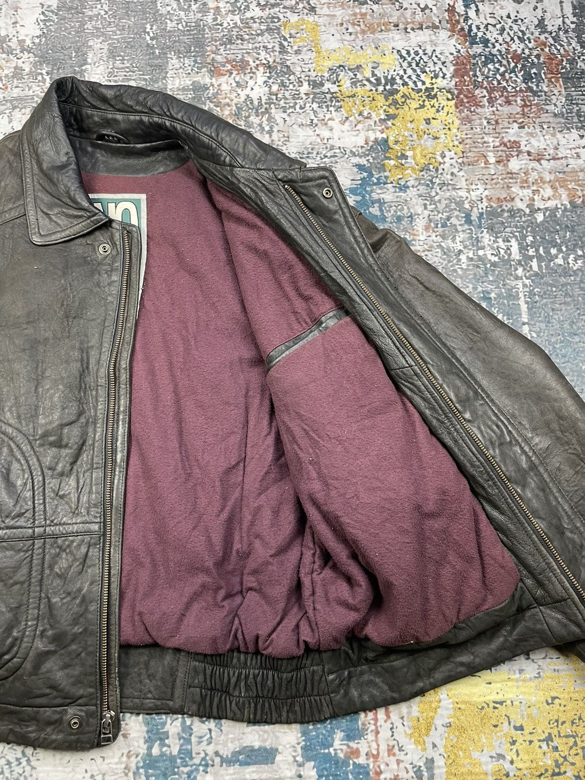 Genuine Leather Vtg Genuine Leather Jacket With Thermolite Thinsulate Size US L / EU 52-54 / 3 - 10 Thumbnail