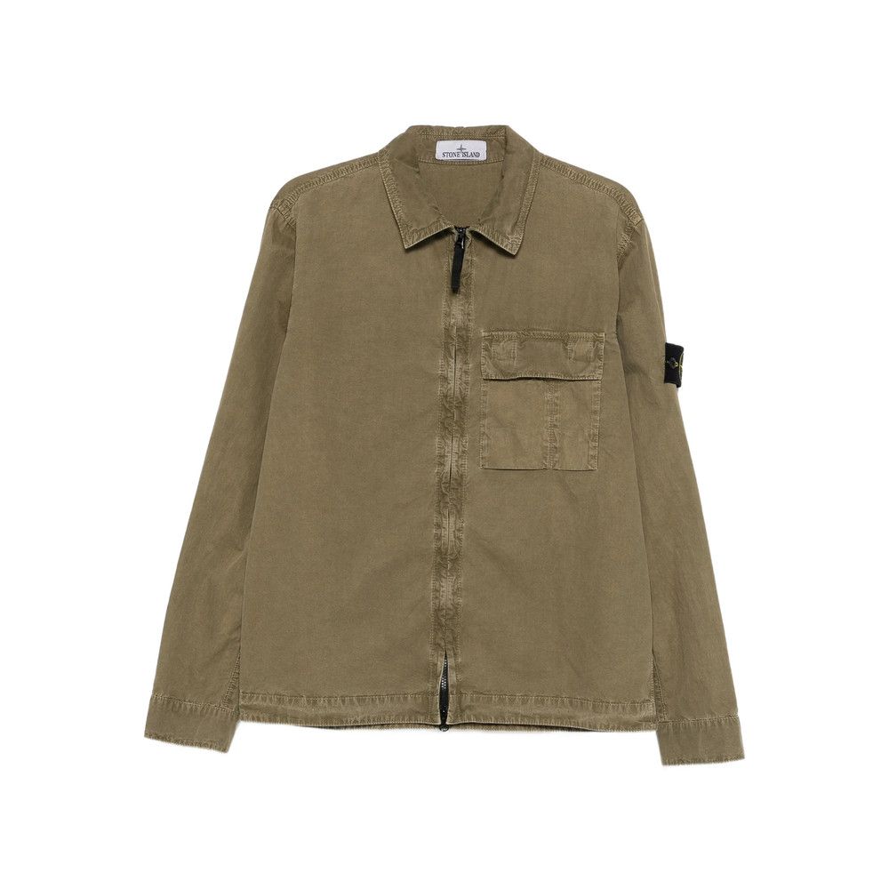 Stone Island Stone Island GREEN Jackets - Shirt Jackets Size US XL / EU 56 / 4 - 1 Thumbnail