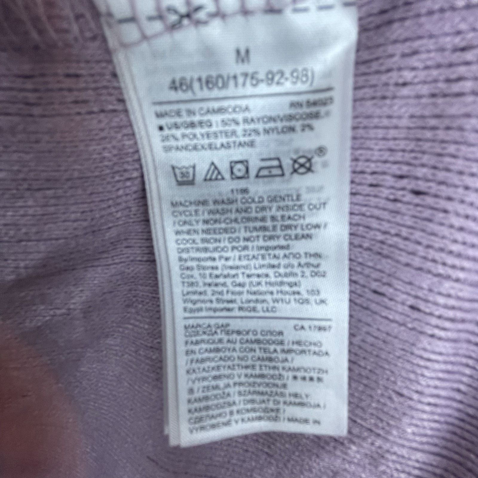 Gap Love By Gap Hoodie Womens M Light Purple Soft Cozy Stretch Size M / US 6-8 / IT 42-44 - 6 Thumbnail