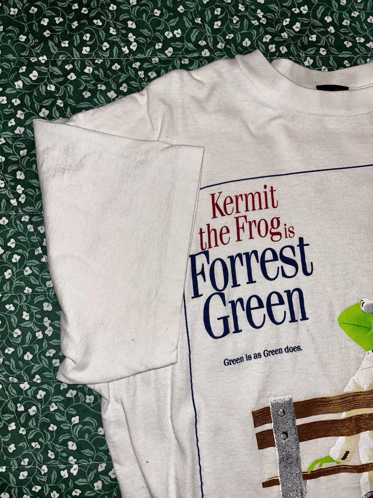 Changes × Vintage Vintage “Kermit the Frog is Forrest Green” Tee Size US XL / EU 56 / 4 - 3 Thumbnail