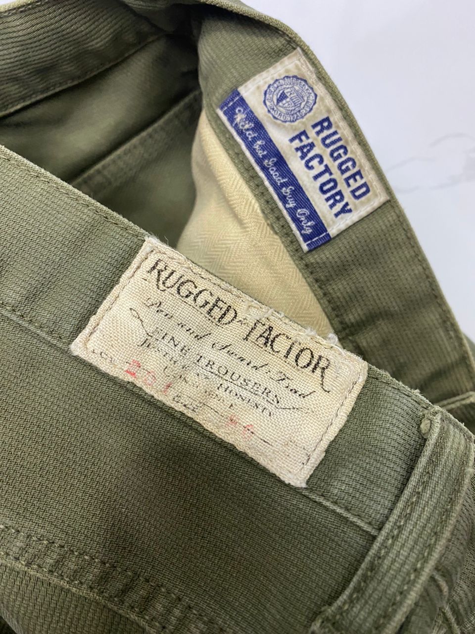 Japanese Brand RUGGED FACTORY FATIGUE WORKERS PANTS Size US 30 / EU 46 - 7 Thumbnail