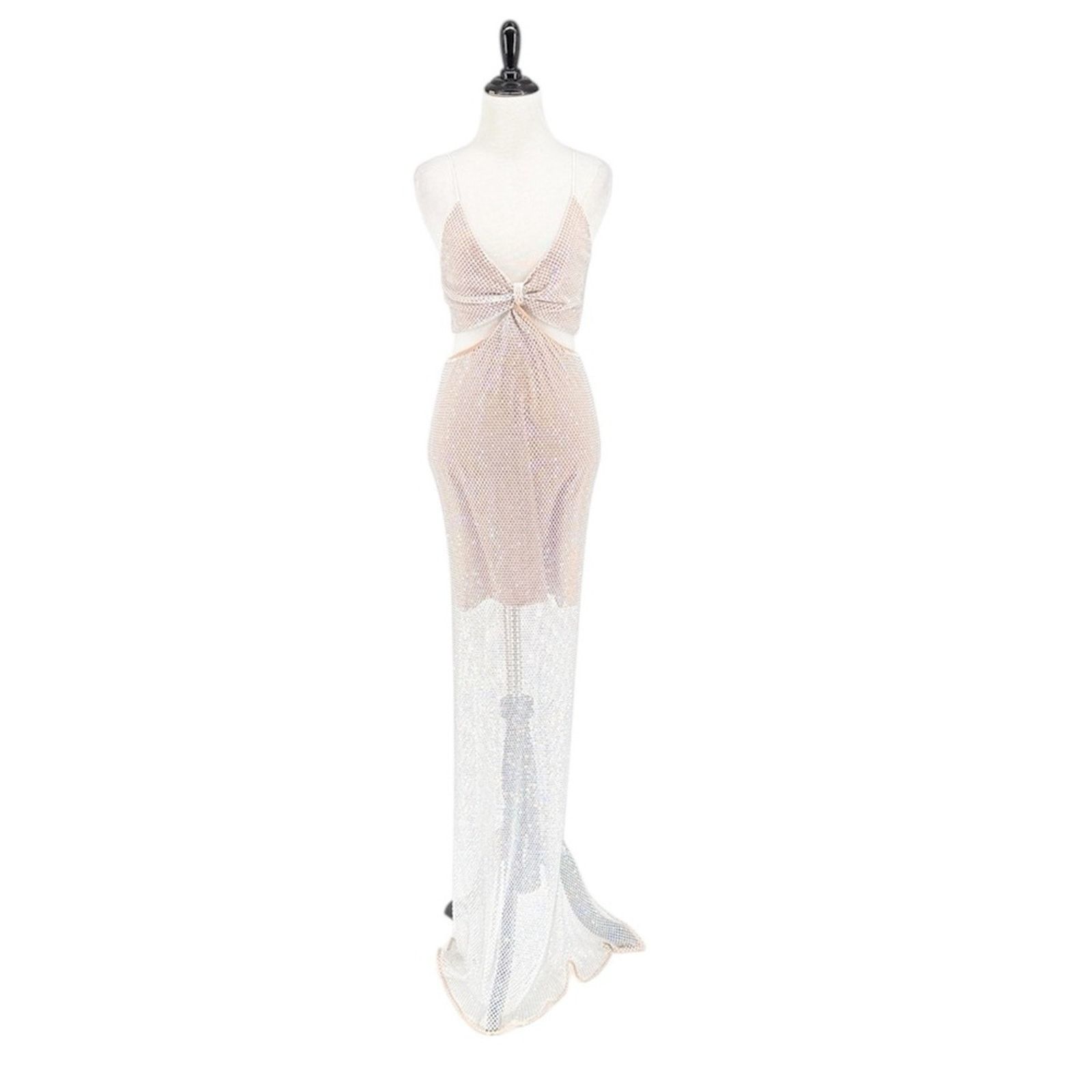 Alice + Olivia Alice and Olivia Havana Chain Embellished Cutout Dress Sz 6 Size M / US 6-8 / IT 42-44 - 1 Thumbnail