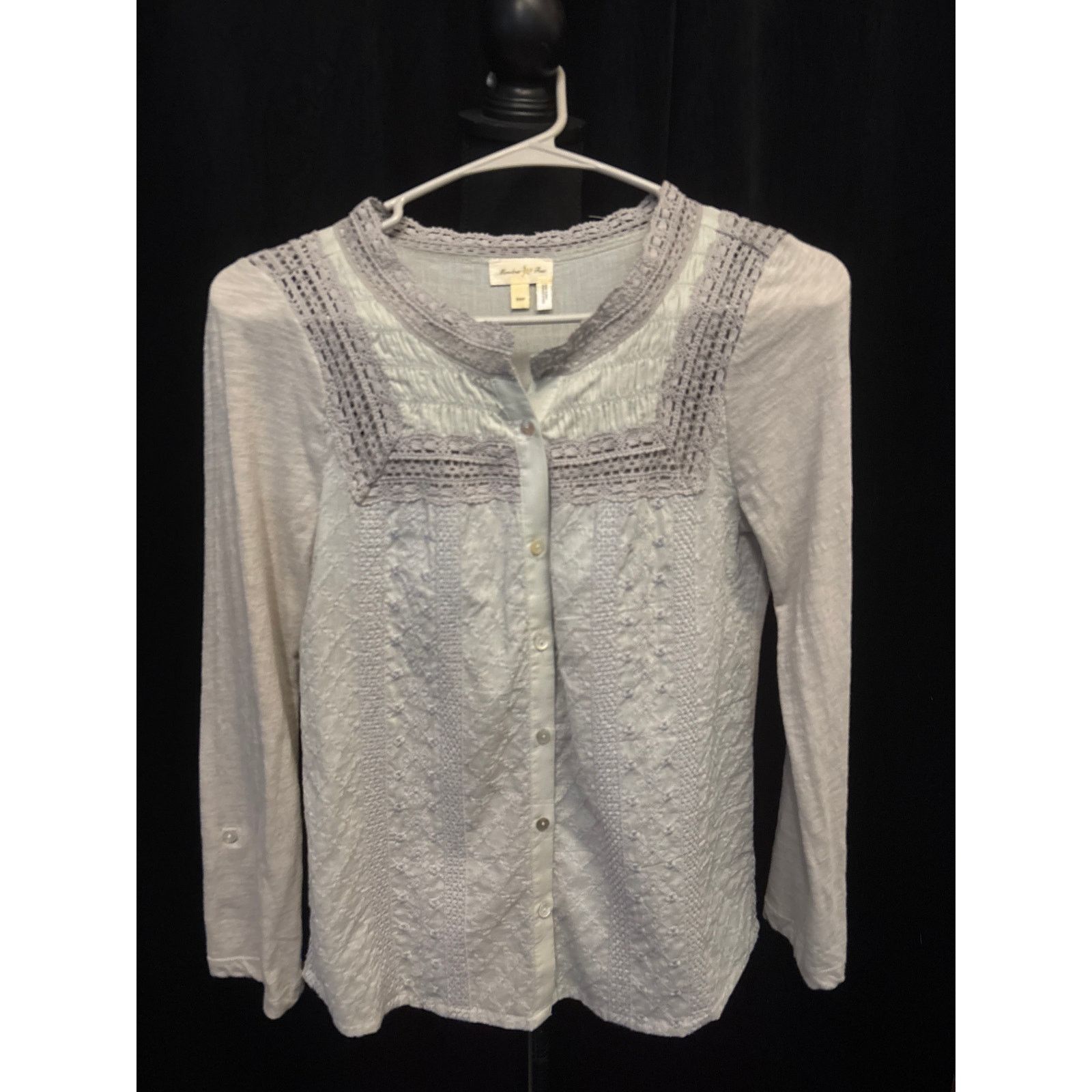 Anthropologie Anthropolgie Meadow Rue Blouse Size XS / US 0-2 / IT 36-38 - 1 Thumbnail