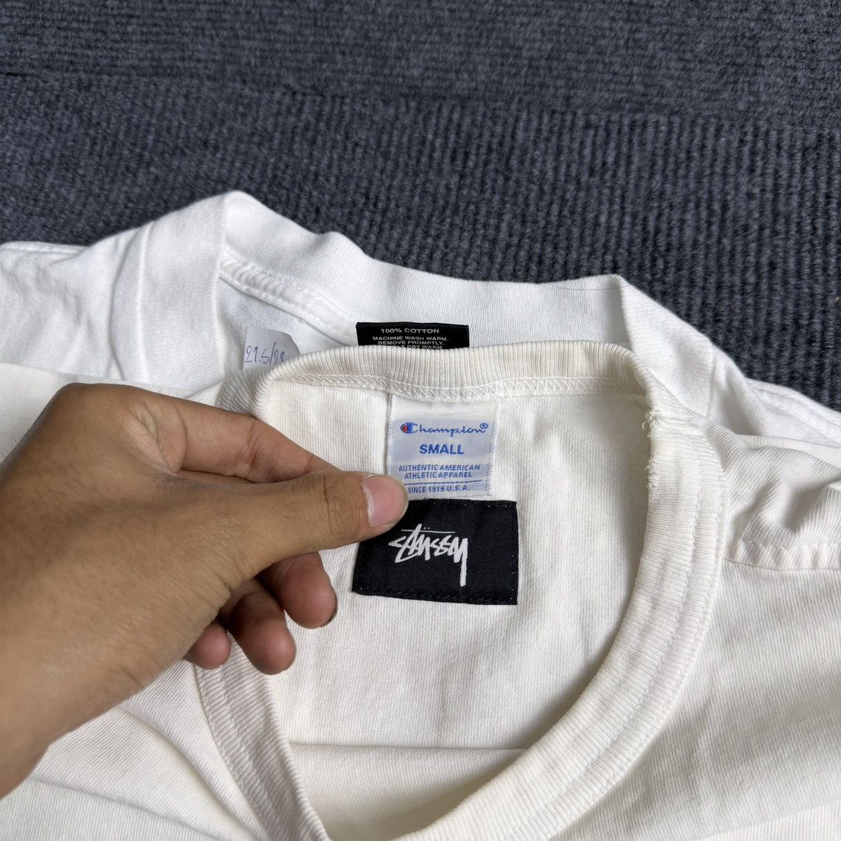 Stussy Stüssy x Champion T-Shirt Size US M / EU 48-50 / 2 - 6 Thumbnail