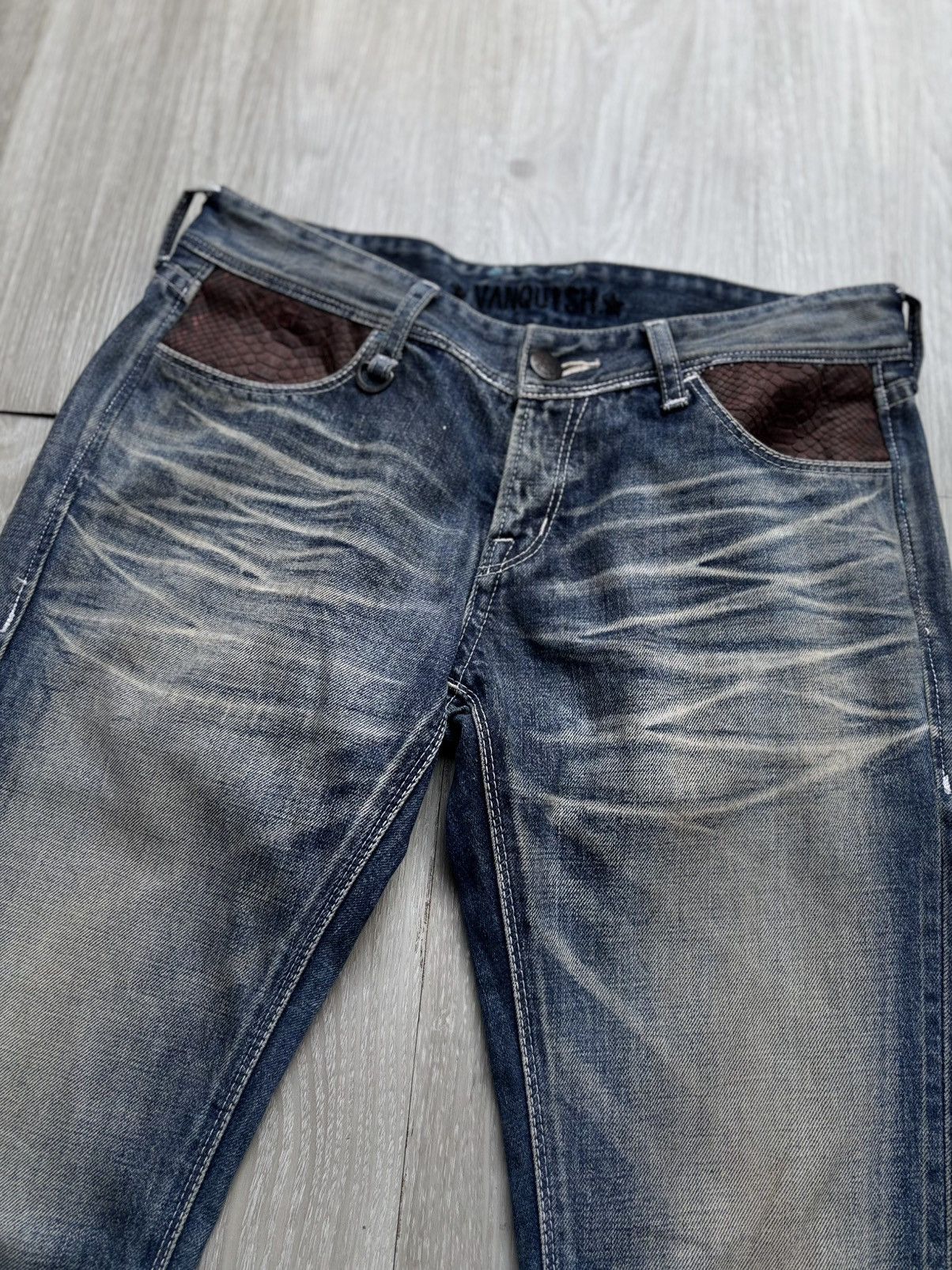 Vanquish lace up flare jeans Size US 27 - 2 Thumbnail